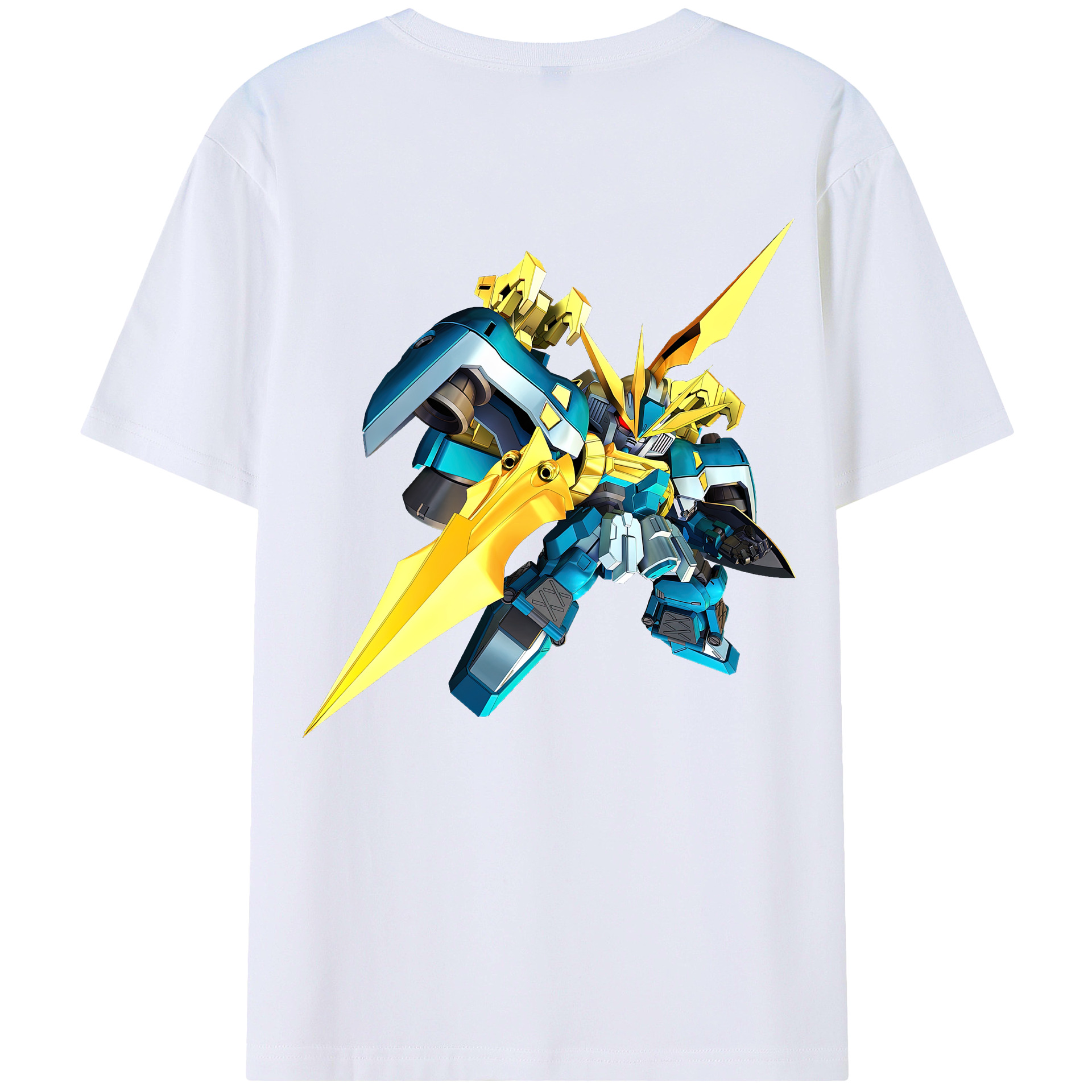 （画像用） 機動戦士ガンダム Mobile Suit Gundam レディース半袖Tシャツ(バックプリント)