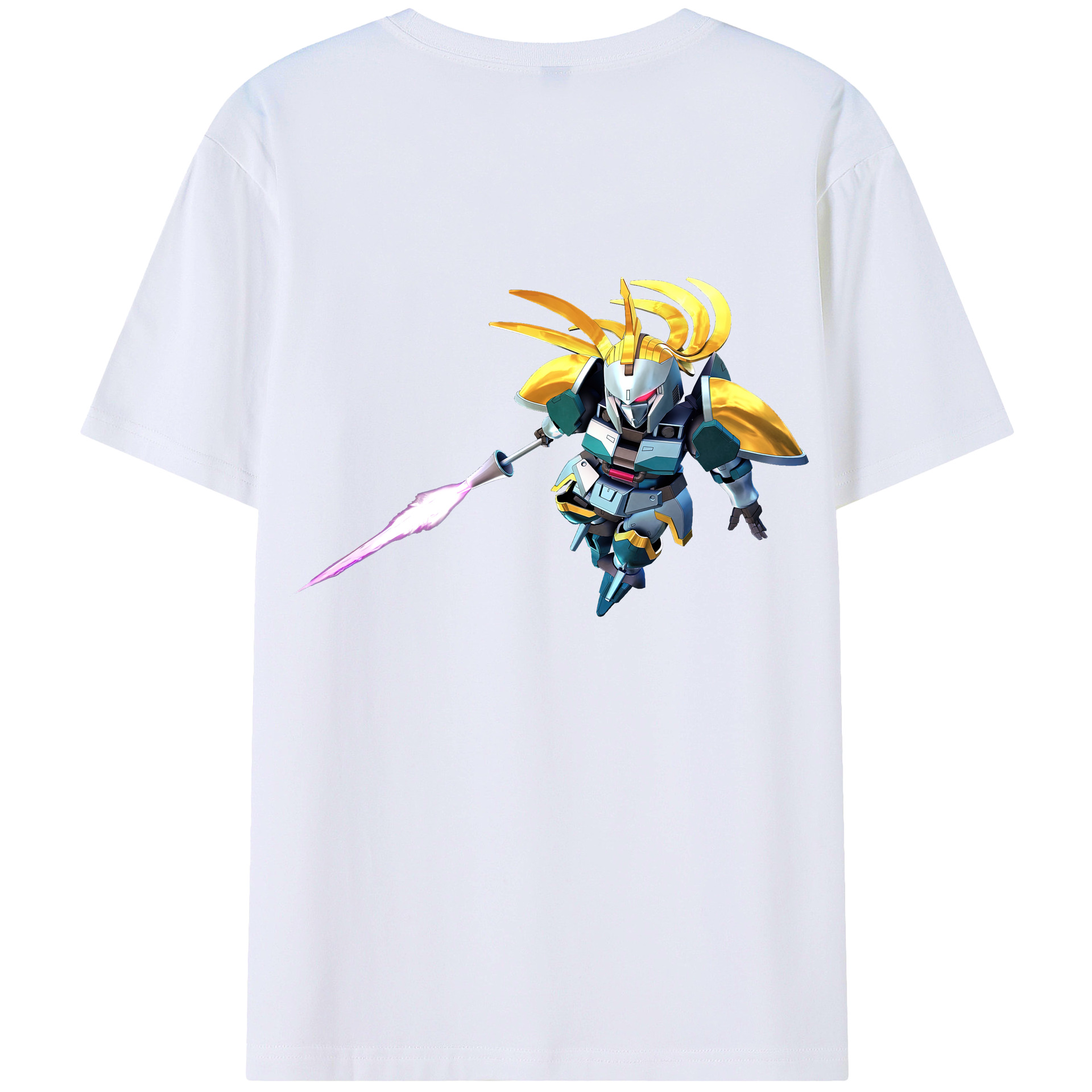 （画像用） 機動戦士ガンダム Mobile Suit Gundam レディース半袖Tシャツ(バックプリント)