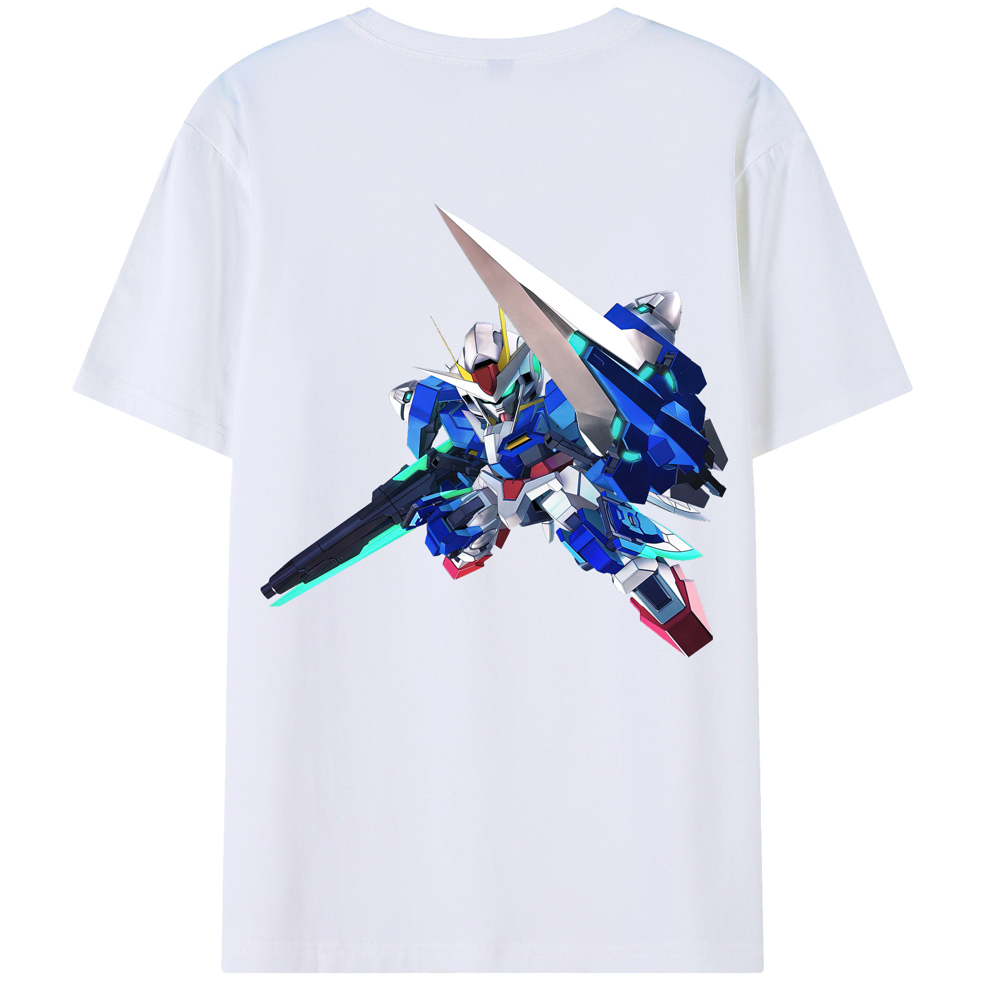 （画像用） 機動戦士ガンダム Mobile Suit Gundam レディース半袖Tシャツ(バックプリント)