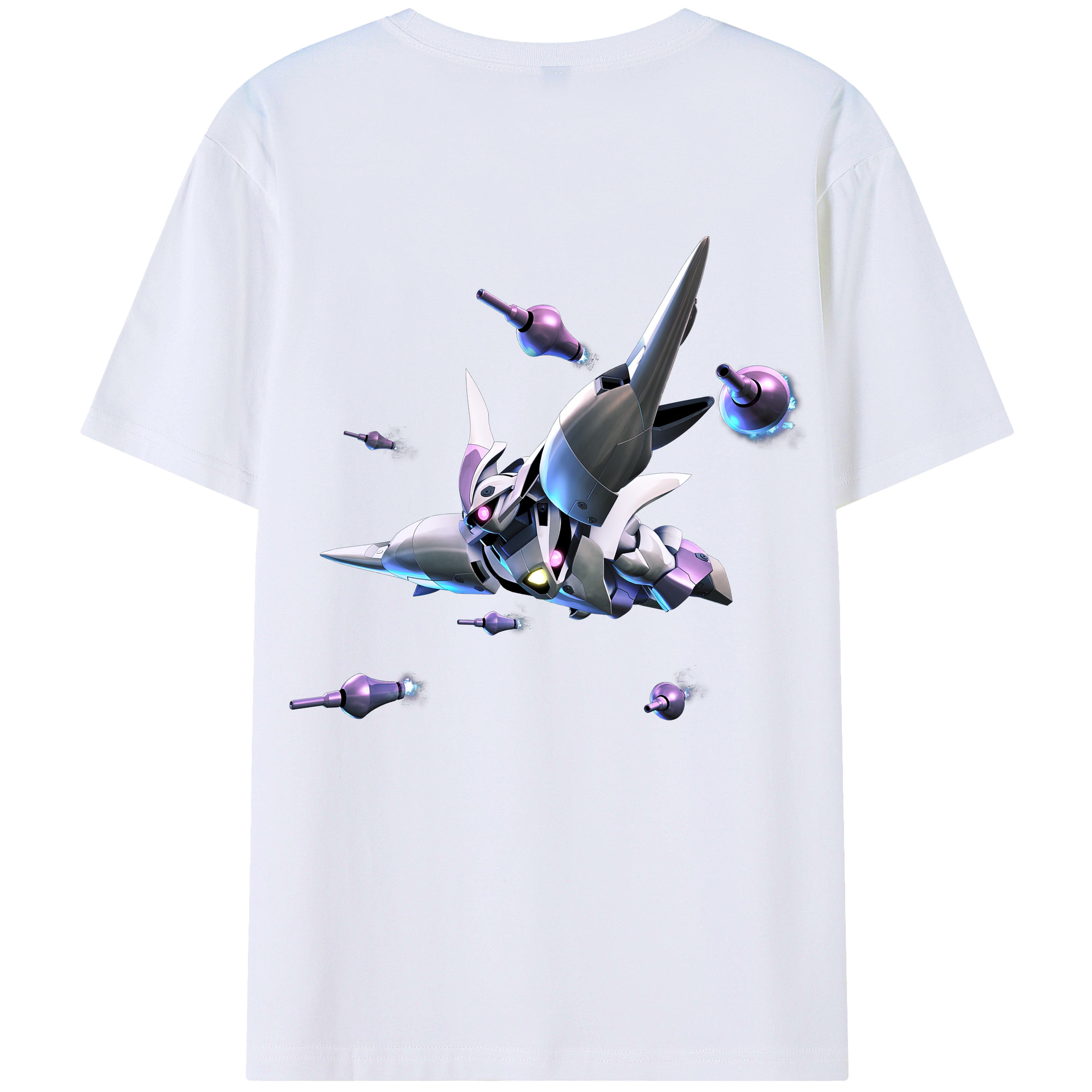 （画像用） 機動戦士ガンダム Mobile Suit Gundam レディース半袖Tシャツ(バックプリント)
