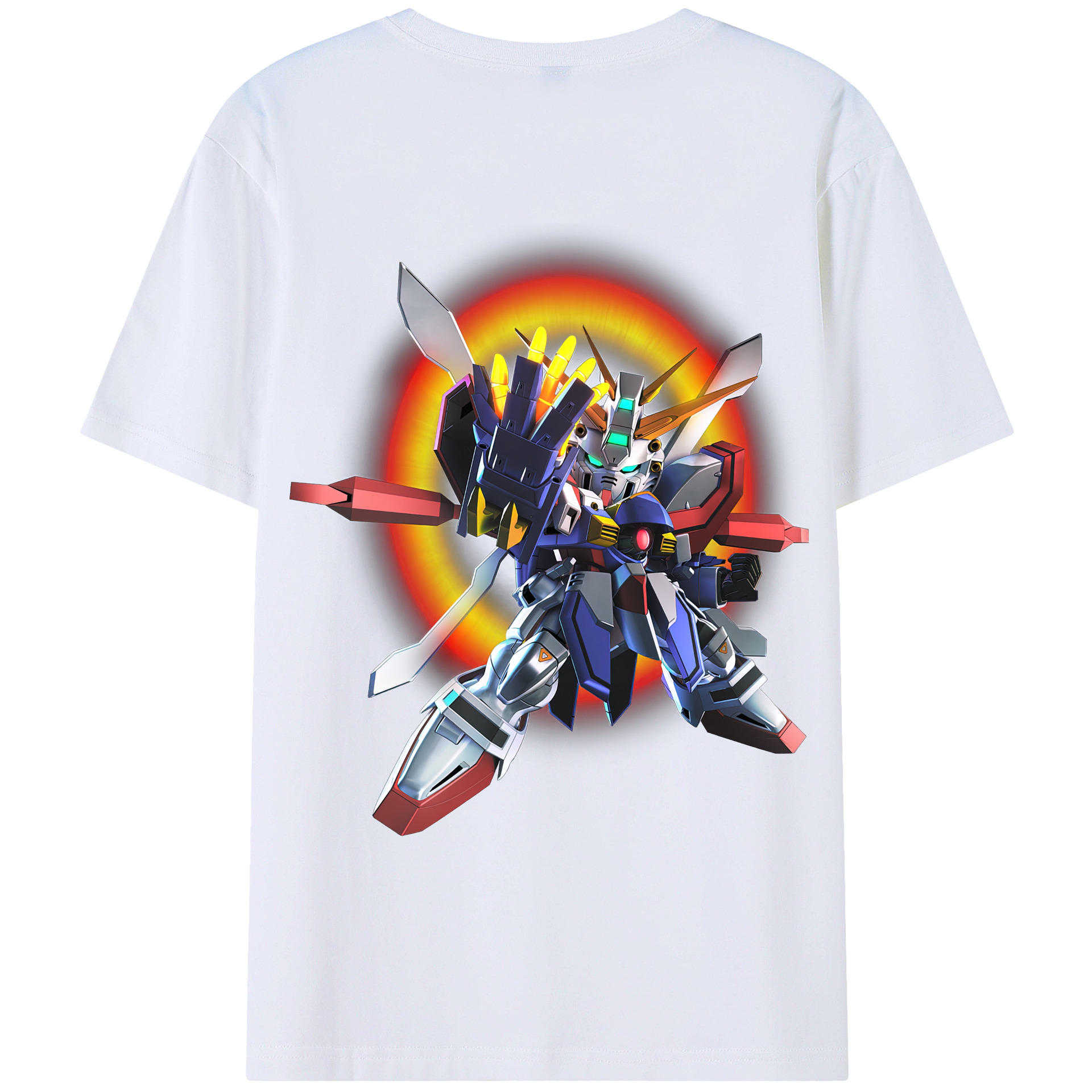 （画像用） 機動戦士ガンダム Mobile Suit Gundam レディース半袖Tシャツ(バックプリント)