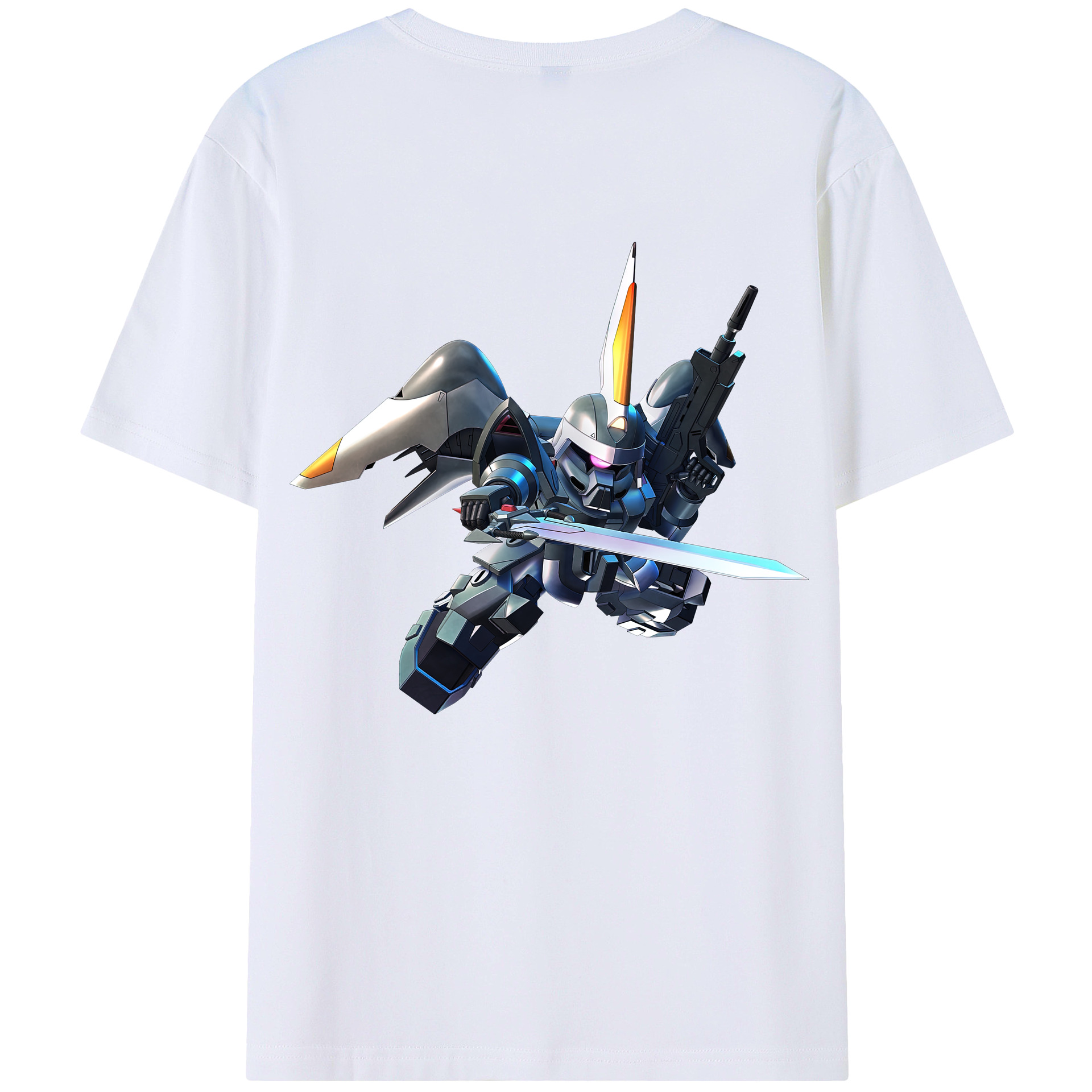 （画像用） 機動戦士ガンダム Mobile Suit Gundam レディース半袖Tシャツ(バックプリント)