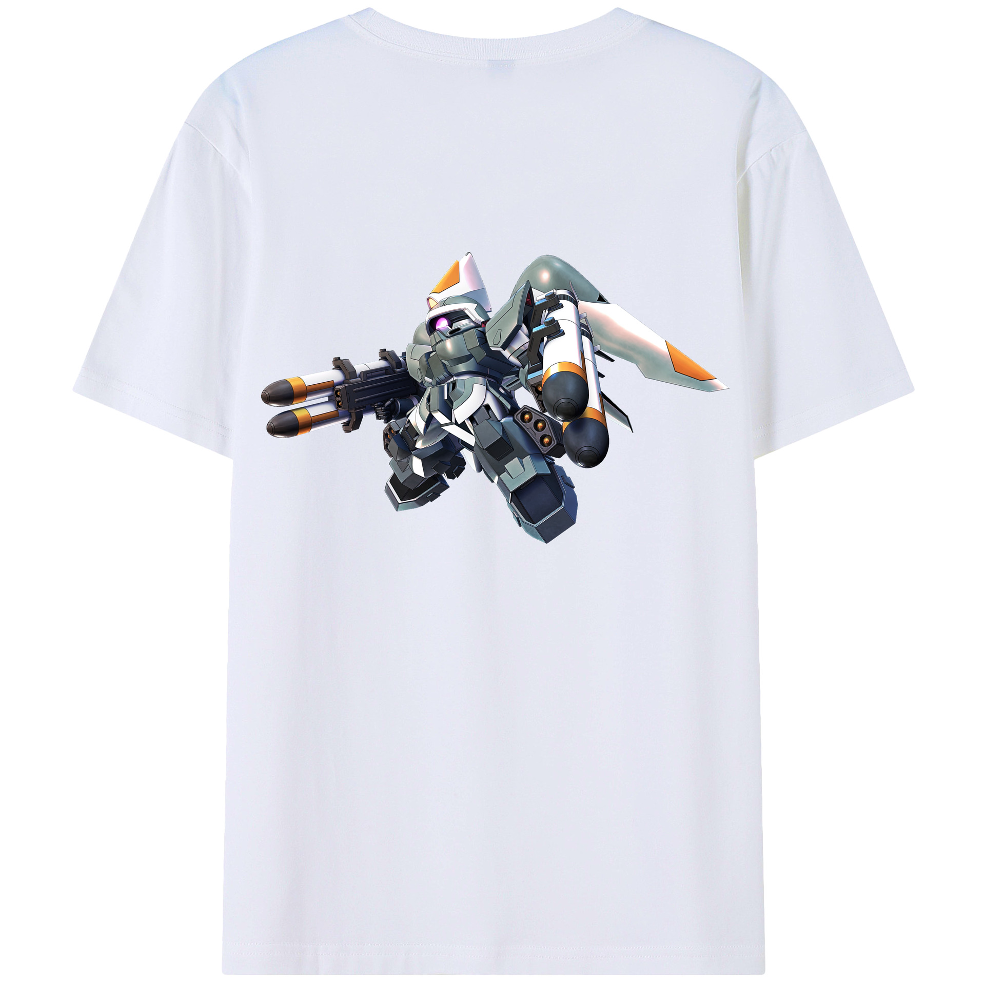 （画像用） 機動戦士ガンダム Mobile Suit Gundam レディース半袖Tシャツ(バックプリント)