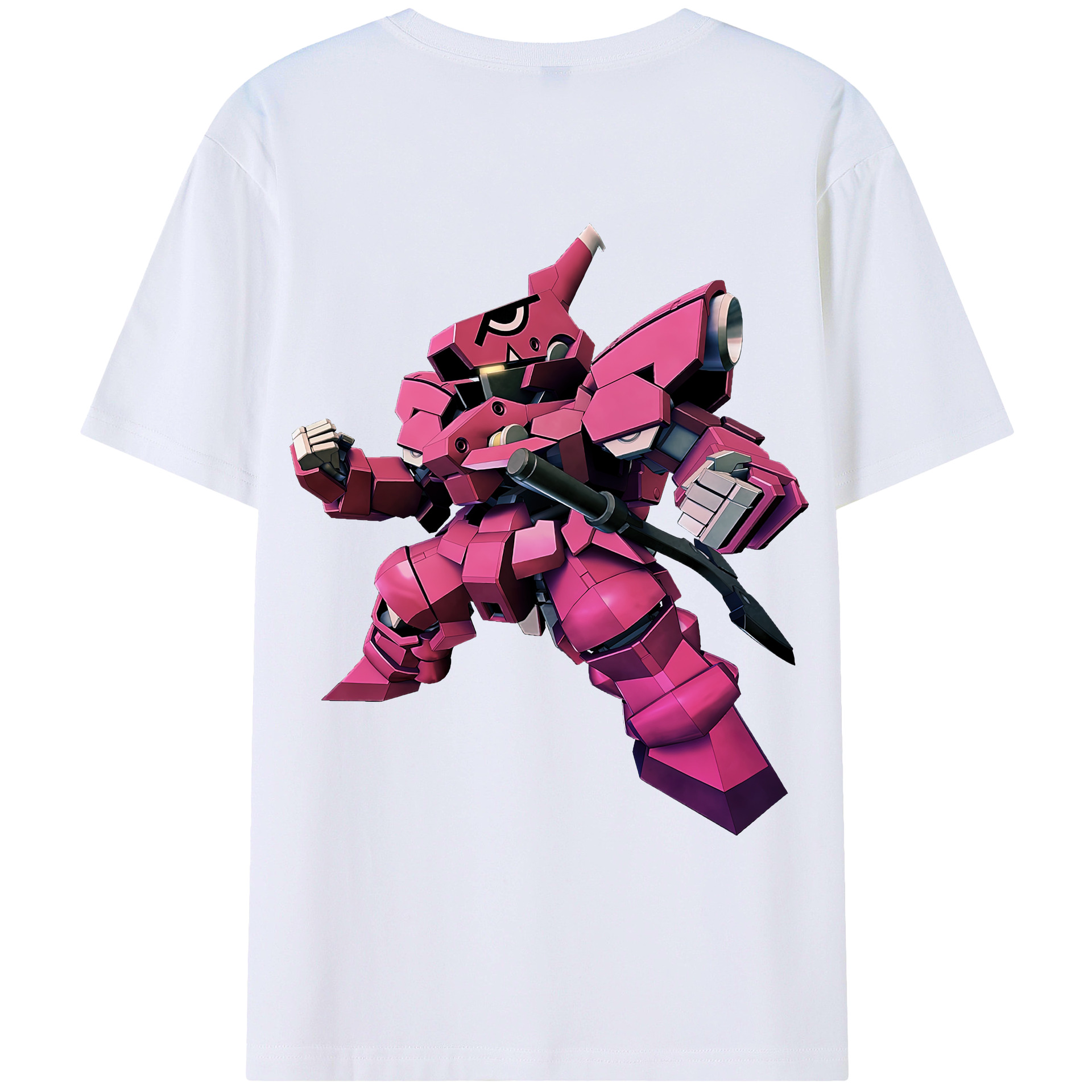 （画像用） 機動戦士ガンダム Mobile Suit Gundam レディース半袖Tシャツ(バックプリント)