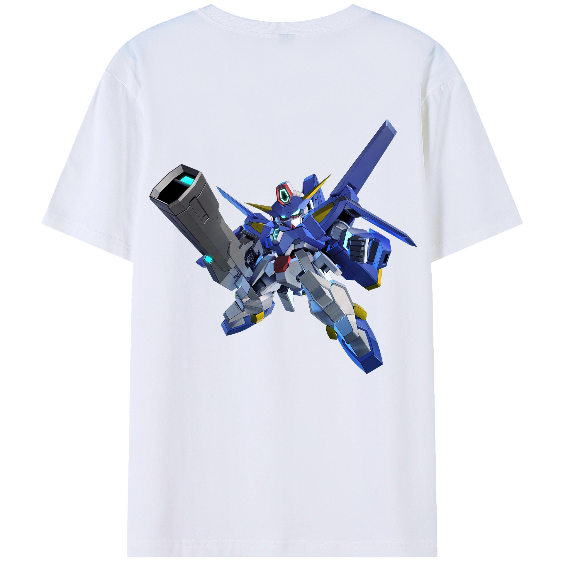 （画像用） 機動戦士ガンダム Mobile Suit Gundam レディース半袖Tシャツ(バックプリント)