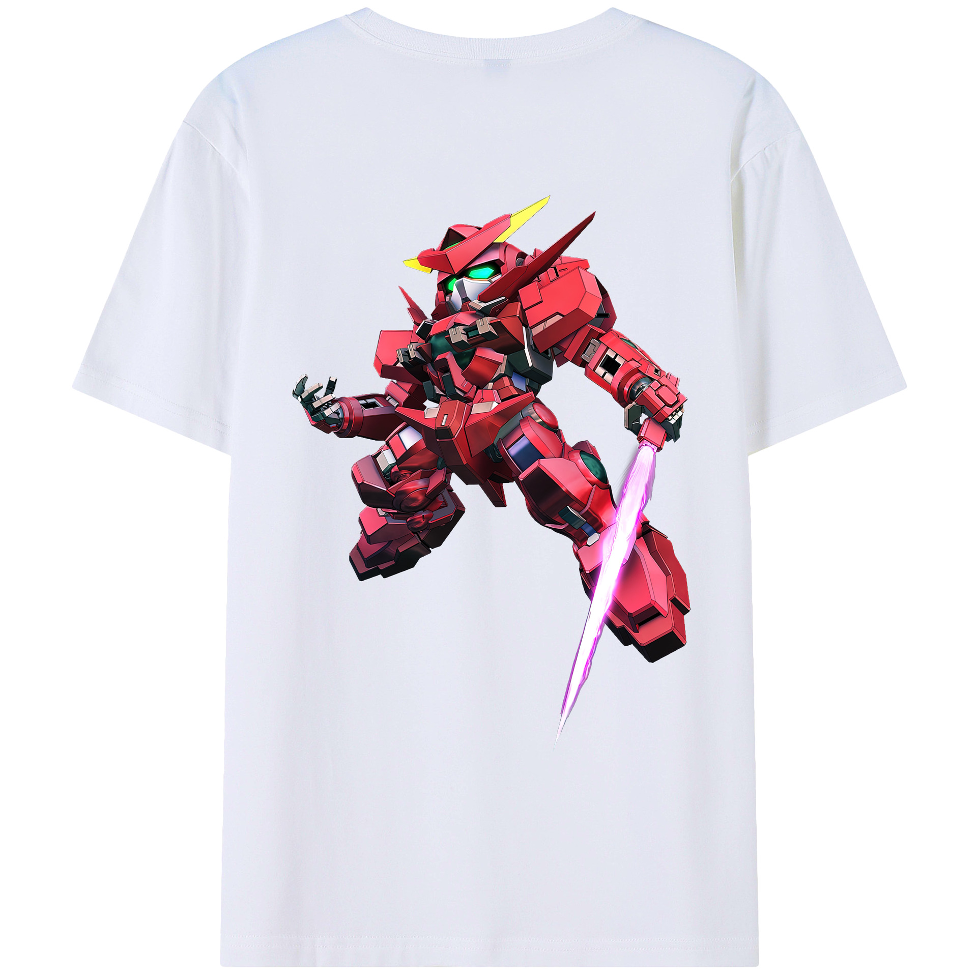 （画像用） 機動戦士ガンダム Mobile Suit Gundam レディース半袖Tシャツ(バックプリント)