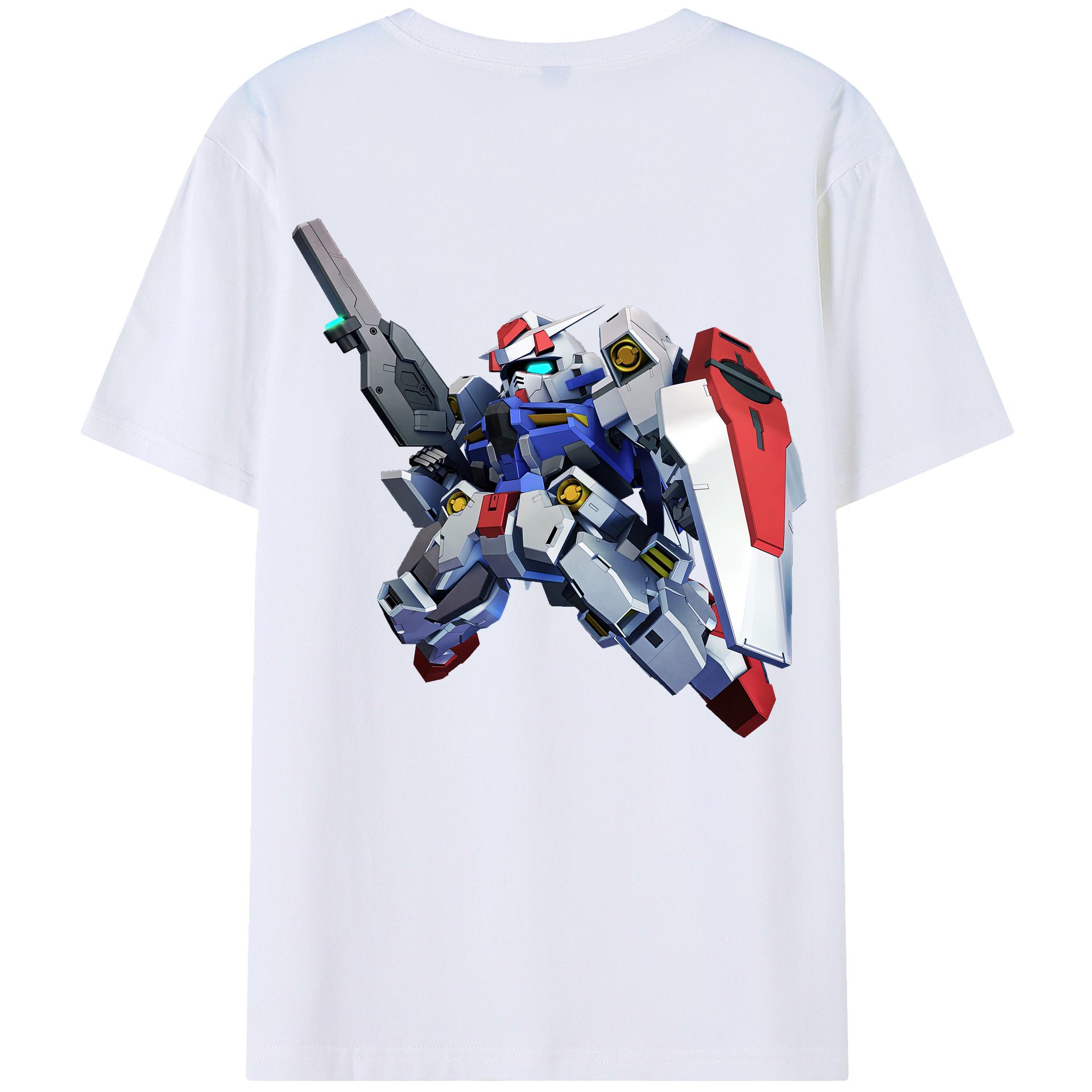 （画像用） 機動戦士ガンダム Mobile Suit Gundam レディース半袖Tシャツ(バックプリント)