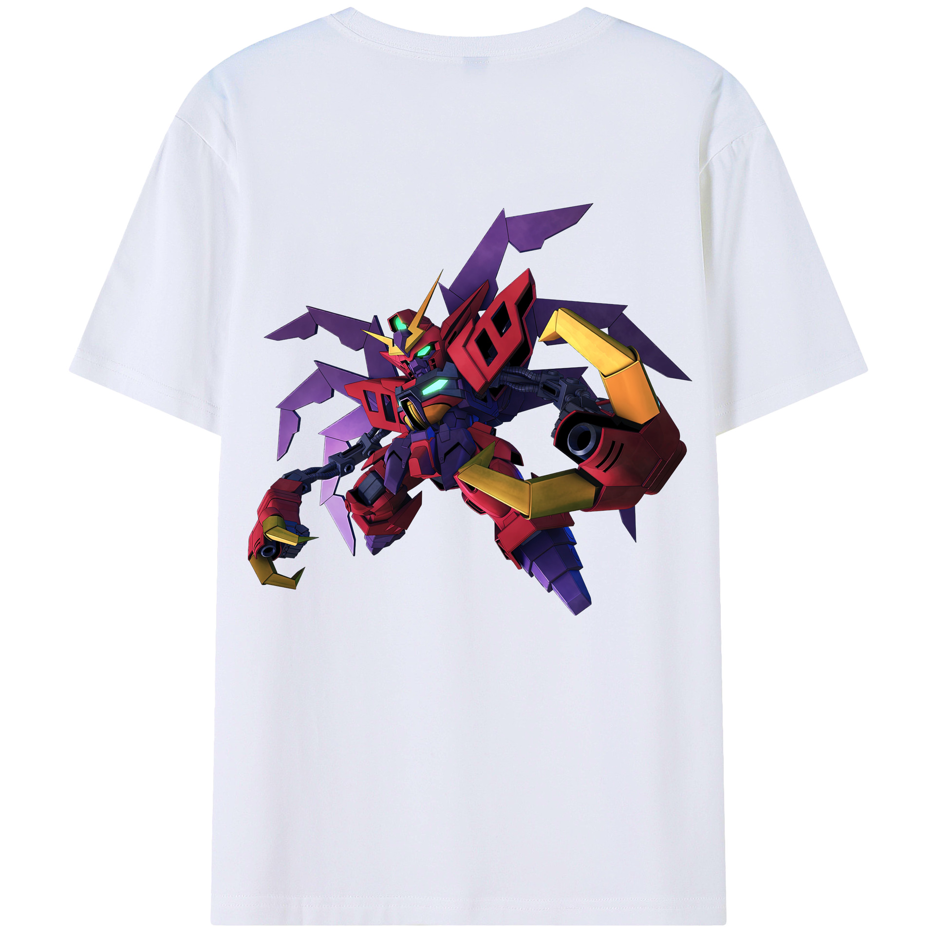 （画像用） 機動戦士ガンダム Mobile Suit Gundam レディース半袖Tシャツ(バックプリント)
