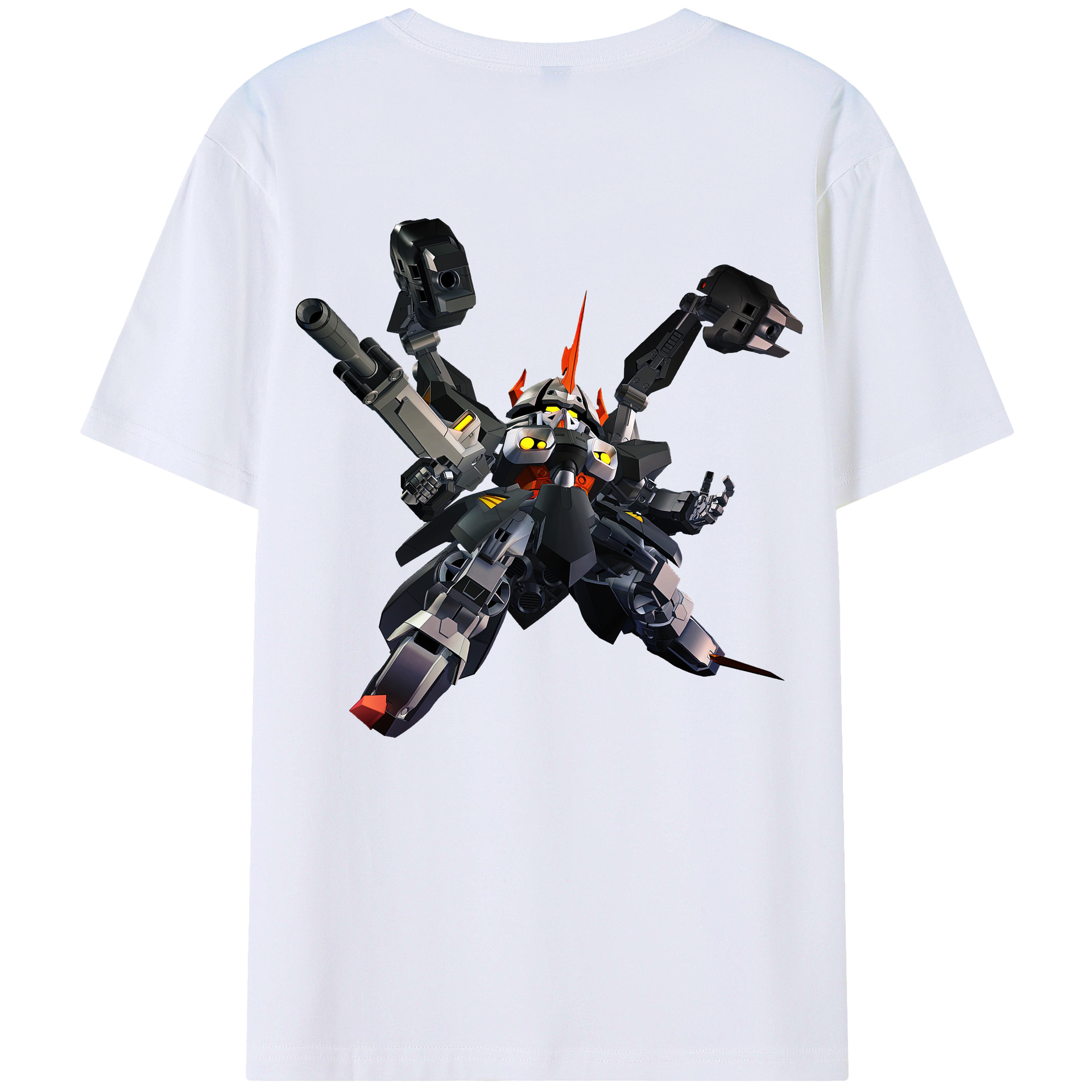 （画像用） 機動戦士ガンダム Mobile Suit Gundam レディース半袖Tシャツ(バックプリント)