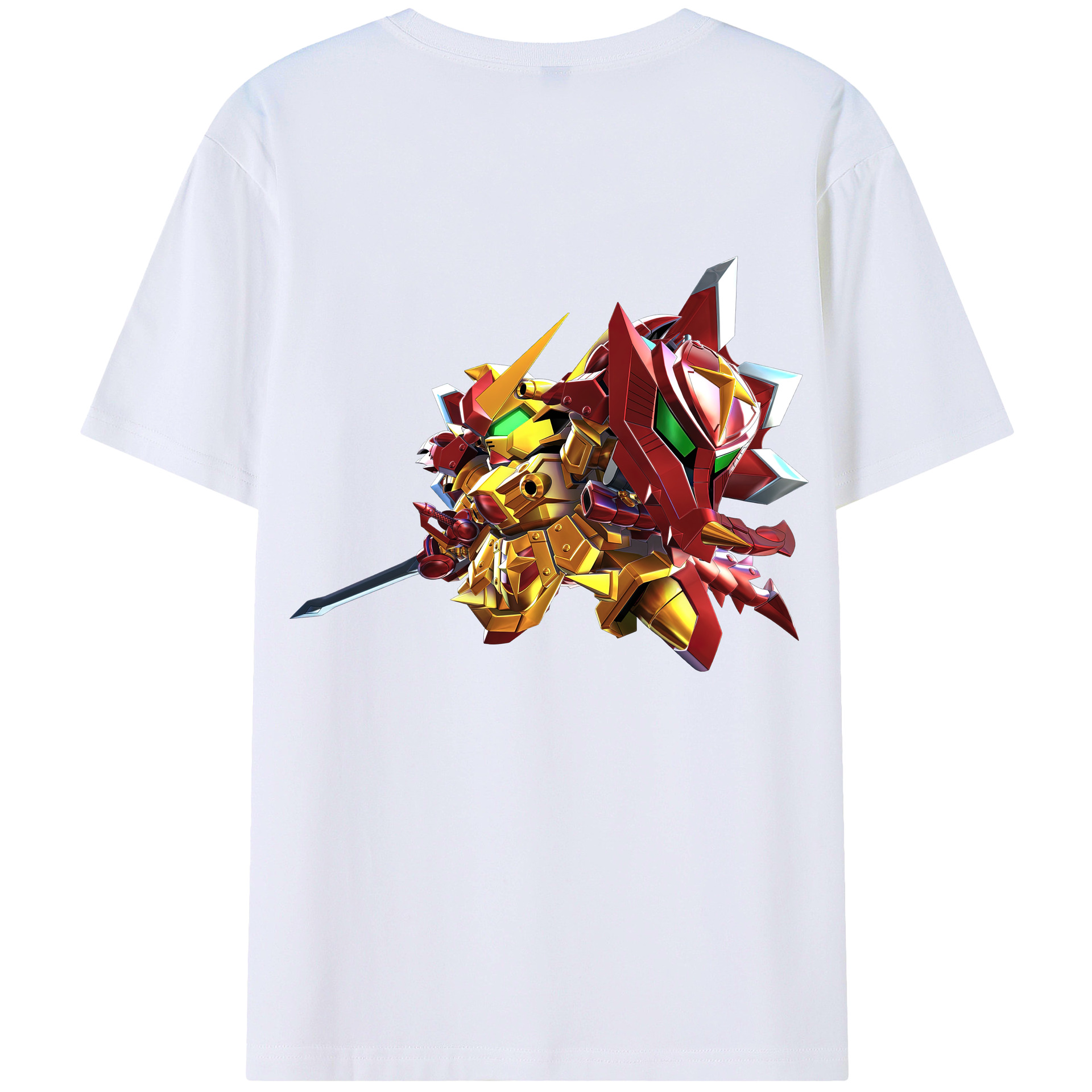 （画像用） 機動戦士ガンダム Mobile Suit Gundam レディース半袖Tシャツ(バックプリント)
