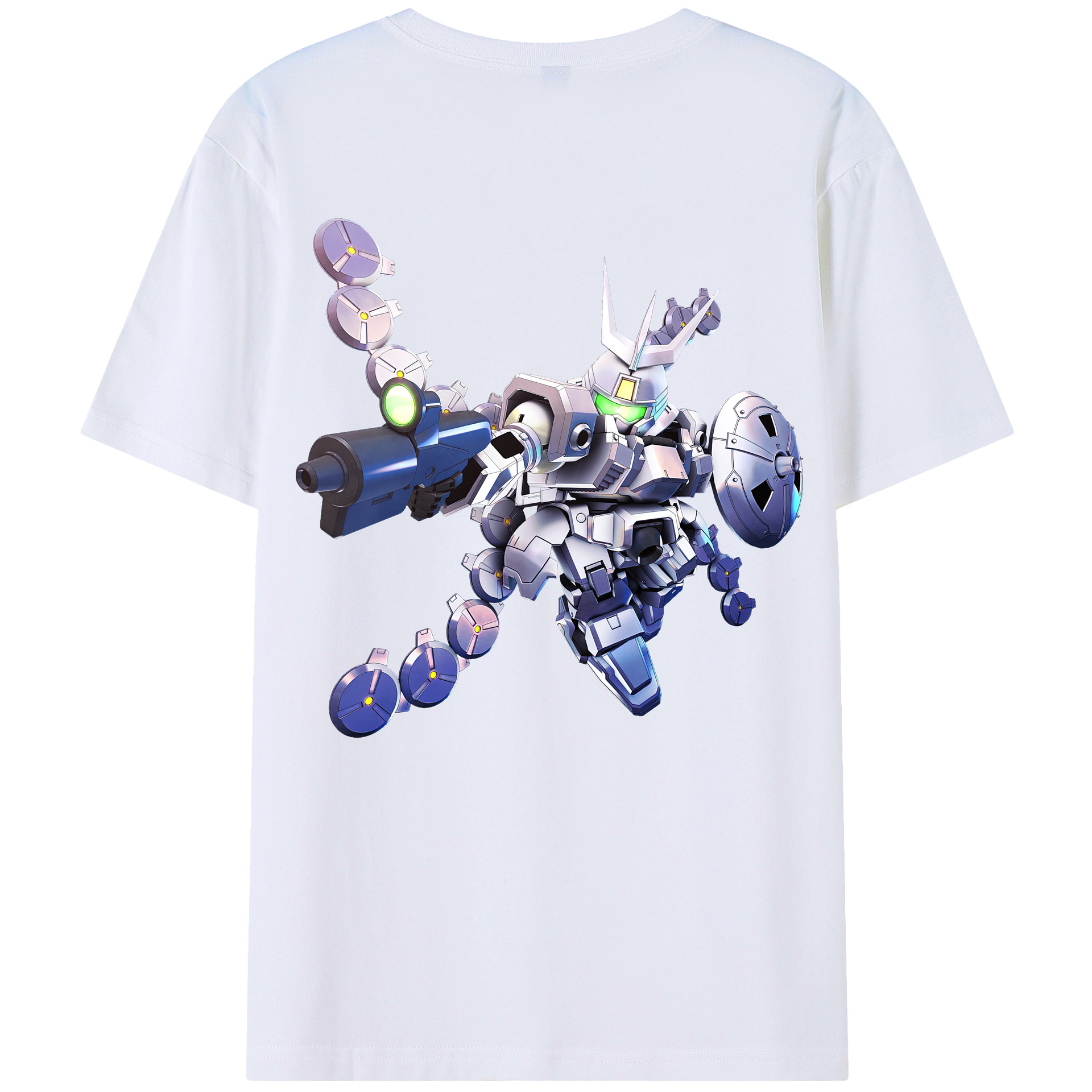 （画像用） 機動戦士ガンダム Mobile Suit Gundam レディース半袖Tシャツ(バックプリント)