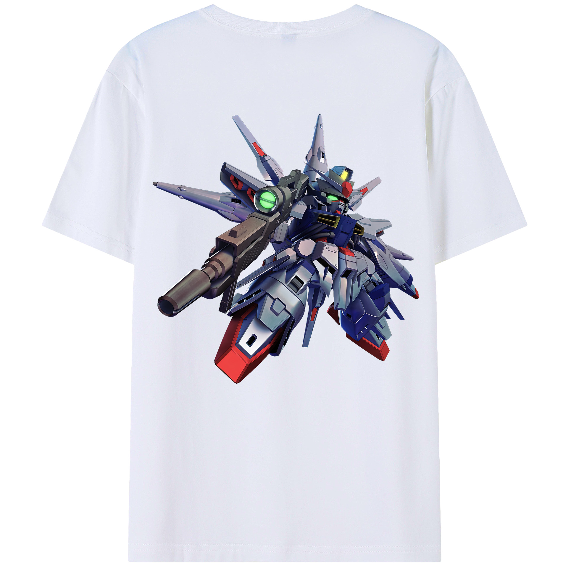 （画像用） 機動戦士ガンダム Mobile Suit Gundam レディース半袖Tシャツ(バックプリント)