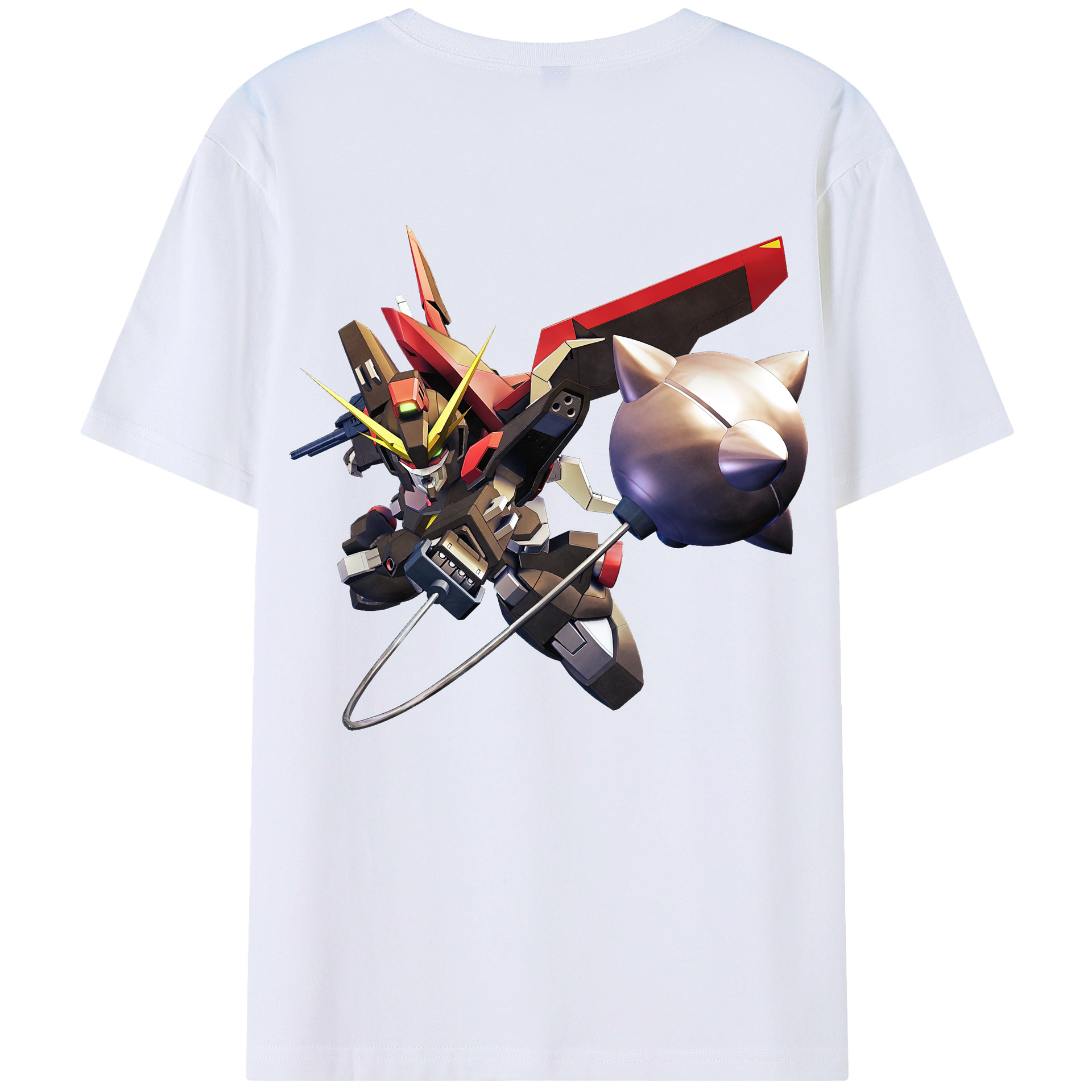 （画像用） 機動戦士ガンダム Mobile Suit Gundam レディース半袖Tシャツ(バックプリント)