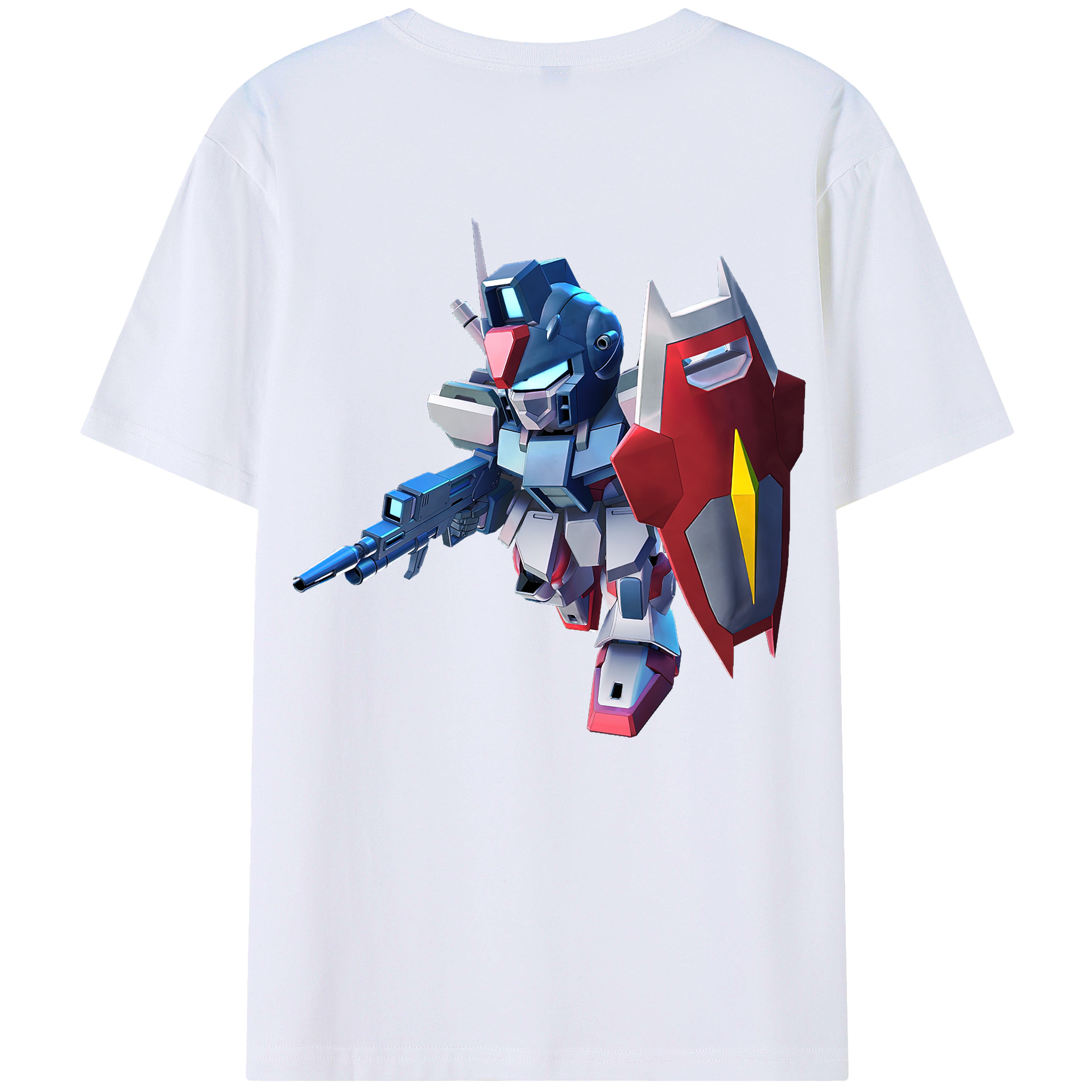 （画像用） 機動戦士ガンダム Mobile Suit Gundam レディース半袖Tシャツ(バックプリント)