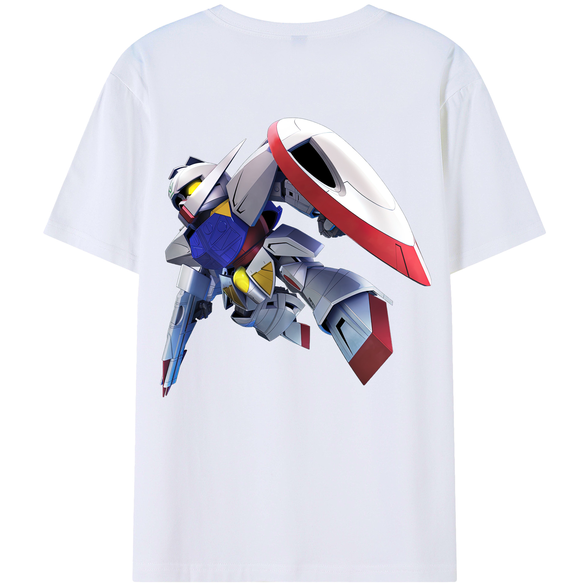 （画像用） 機動戦士ガンダム Mobile Suit Gundam レディース半袖Tシャツ(バックプリント)