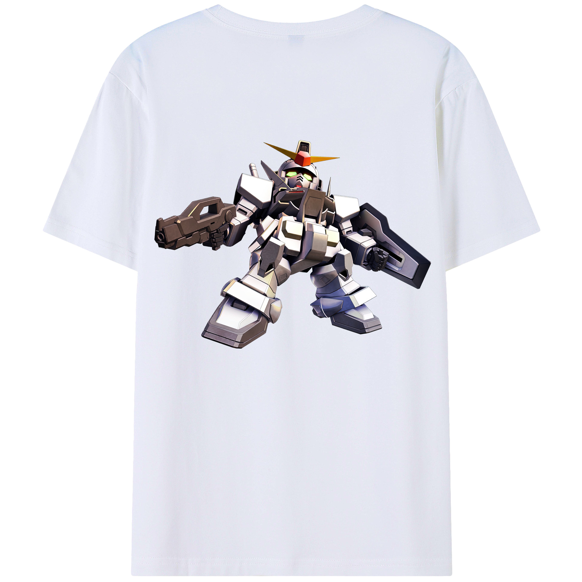 （画像用） 機動戦士ガンダム Mobile Suit Gundam レディース半袖Tシャツ(バックプリント)