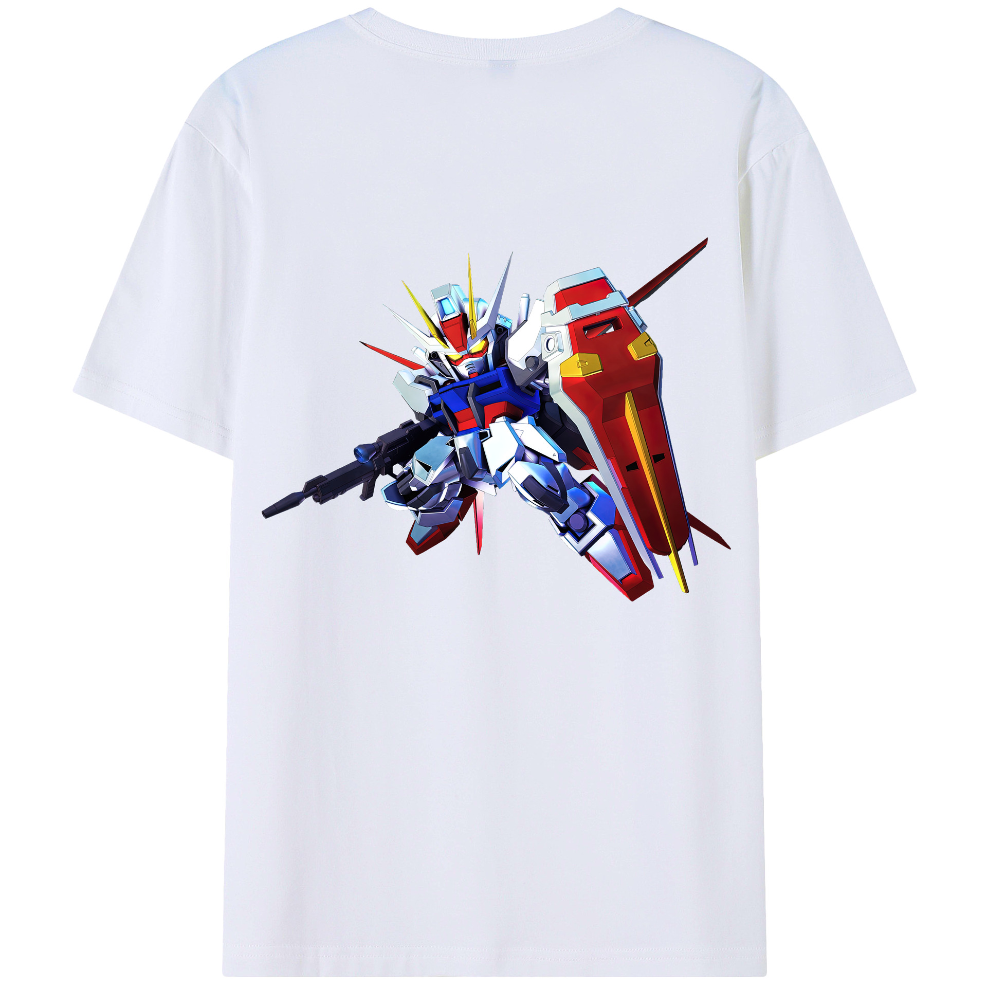 （画像用） 機動戦士ガンダム Mobile Suit Gundam レディース半袖Tシャツ(バックプリント)