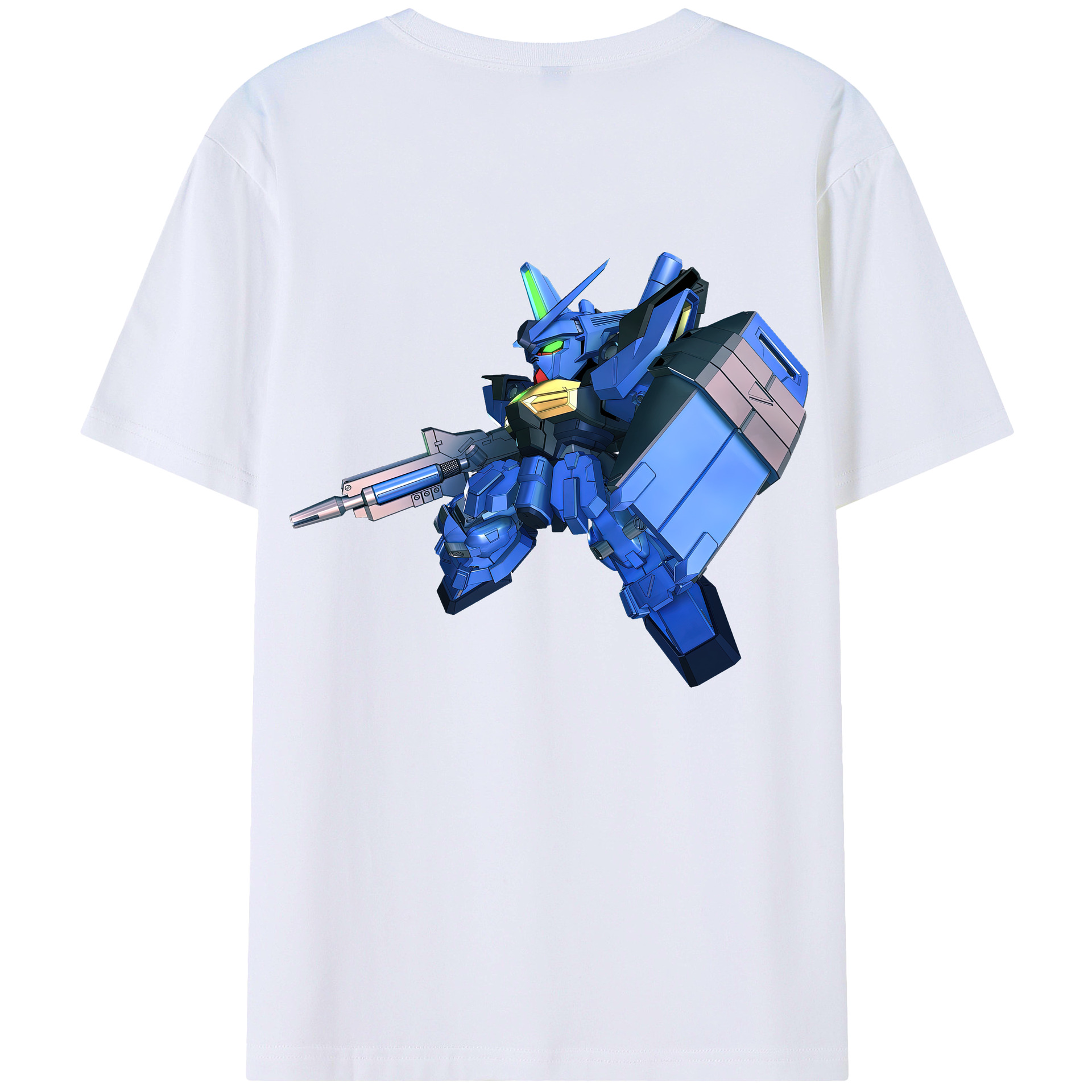 （画像用） 機動戦士ガンダム Mobile Suit Gundam レディース半袖Tシャツ(バックプリント)