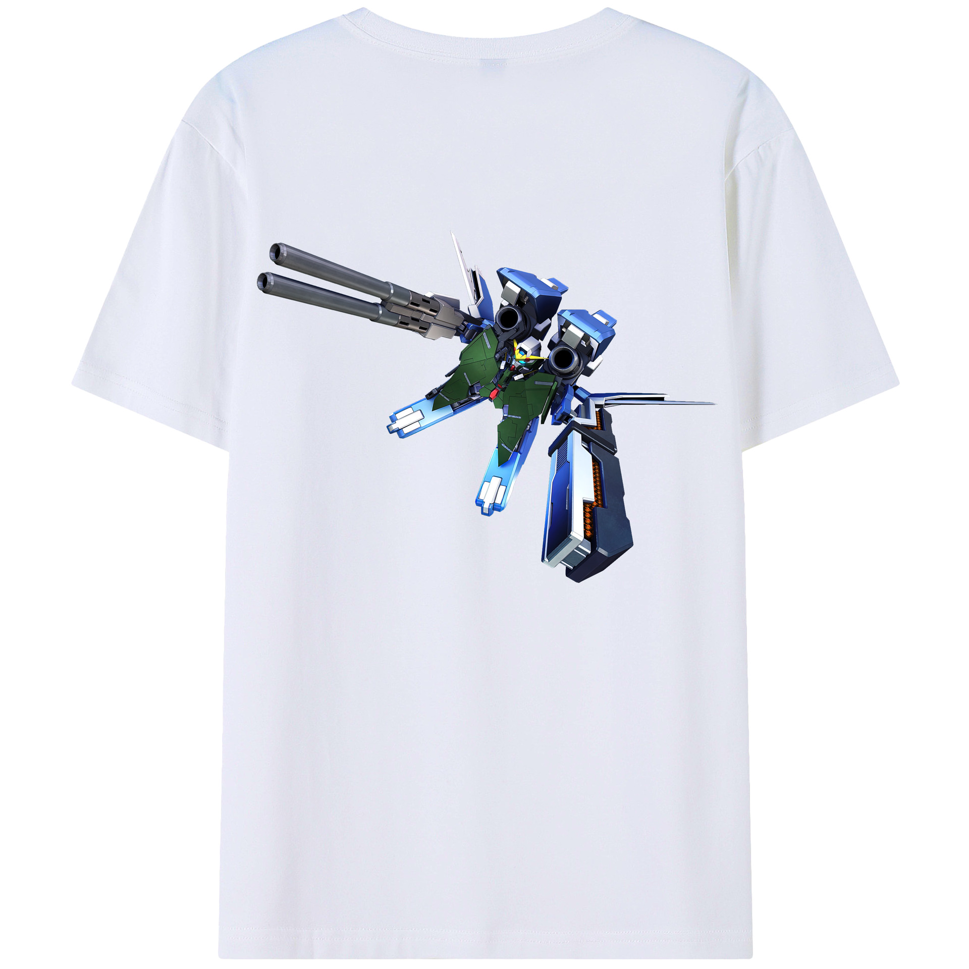 （画像用） 機動戦士ガンダム Mobile Suit Gundam レディース半袖Tシャツ(バックプリント)