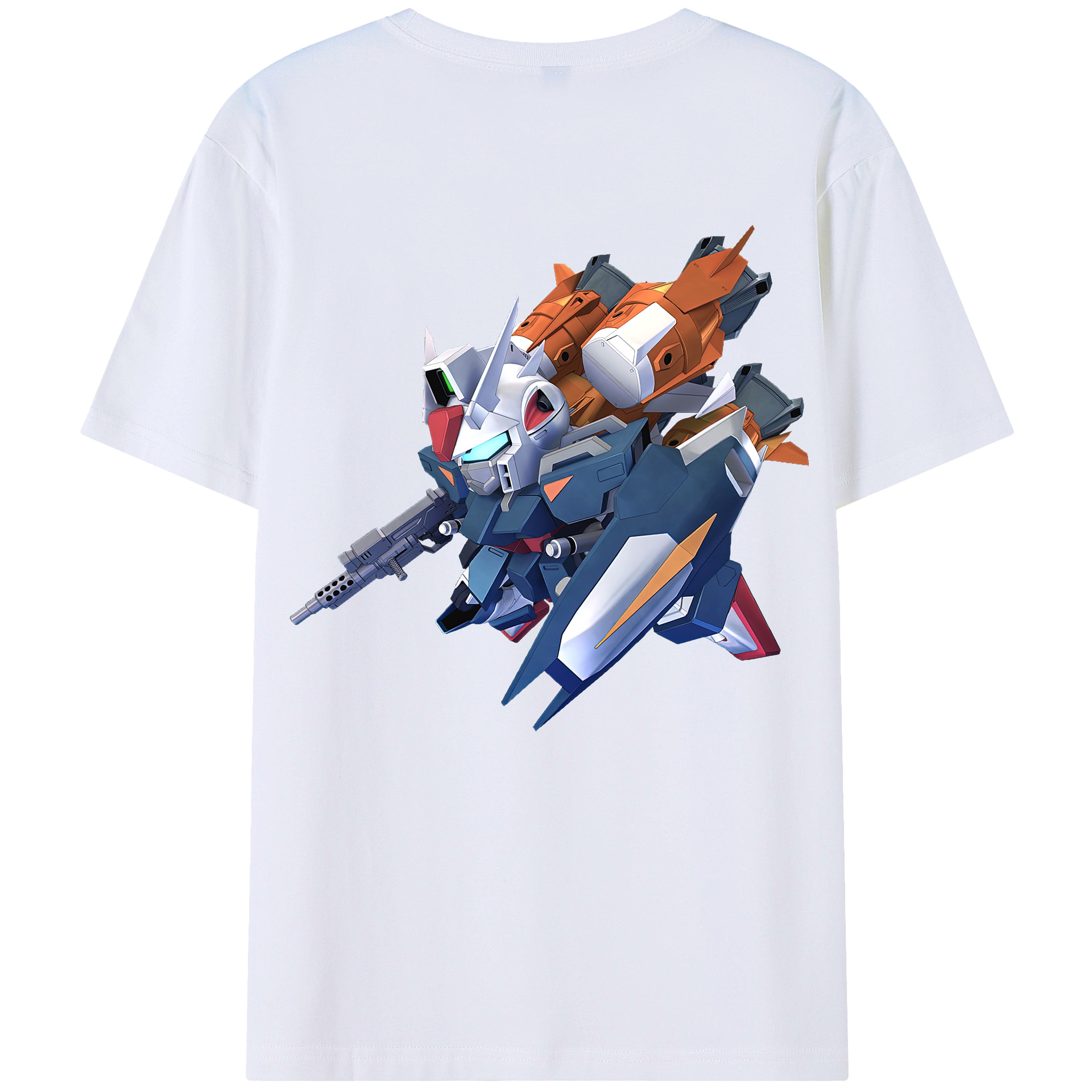 （画像用） 機動戦士ガンダム Mobile Suit Gundam レディース半袖Tシャツ(バックプリント)