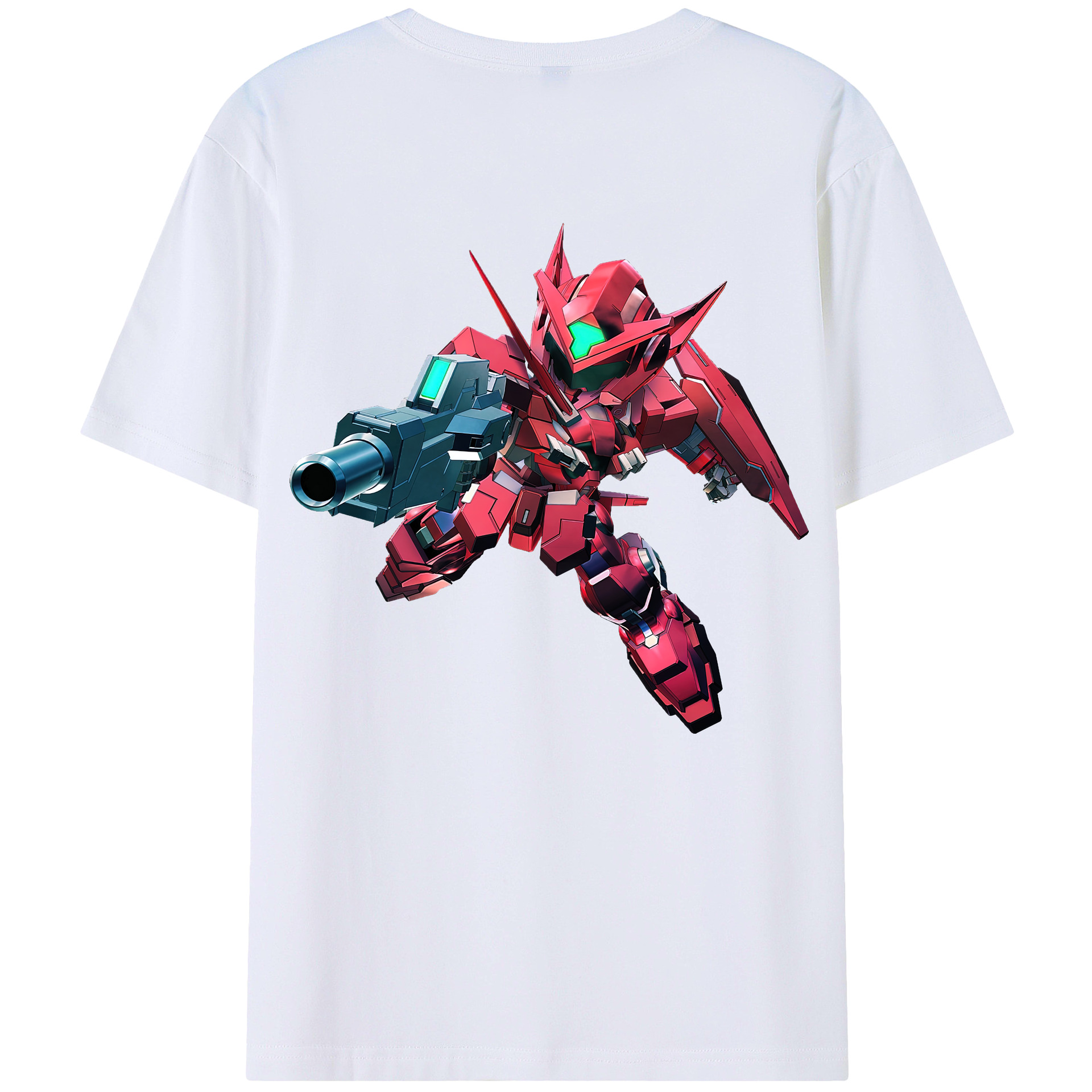 （画像用） 機動戦士ガンダム Mobile Suit Gundam レディース半袖Tシャツ(バックプリント)