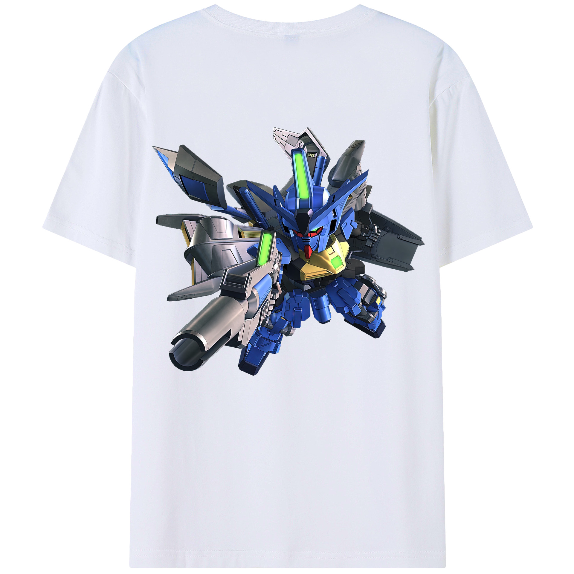 （画像用） 機動戦士ガンダム Mobile Suit Gundam レディース半袖Tシャツ(バックプリント)