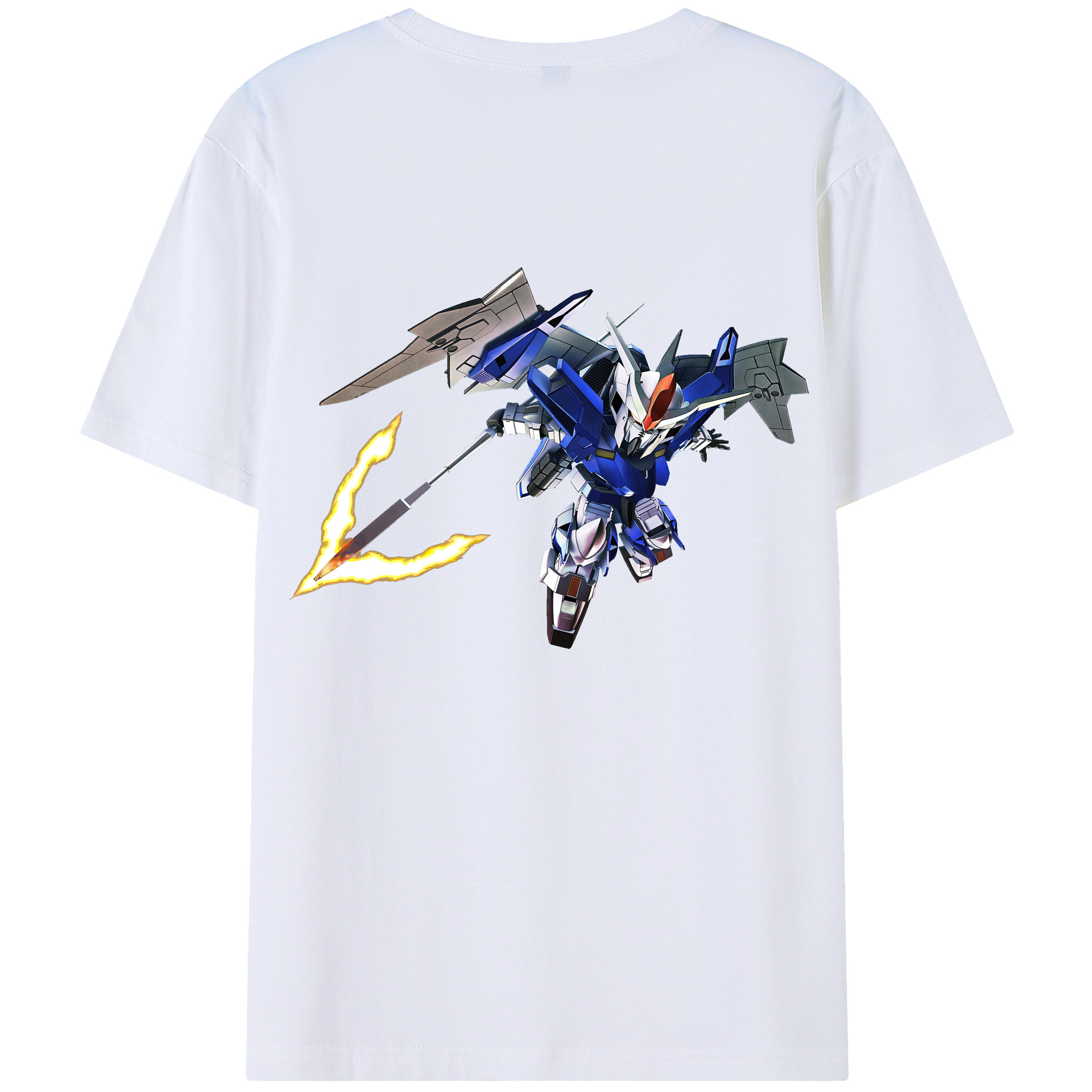（画像用） 機動戦士ガンダム Mobile Suit Gundam レディース半袖Tシャツ(バックプリント)
