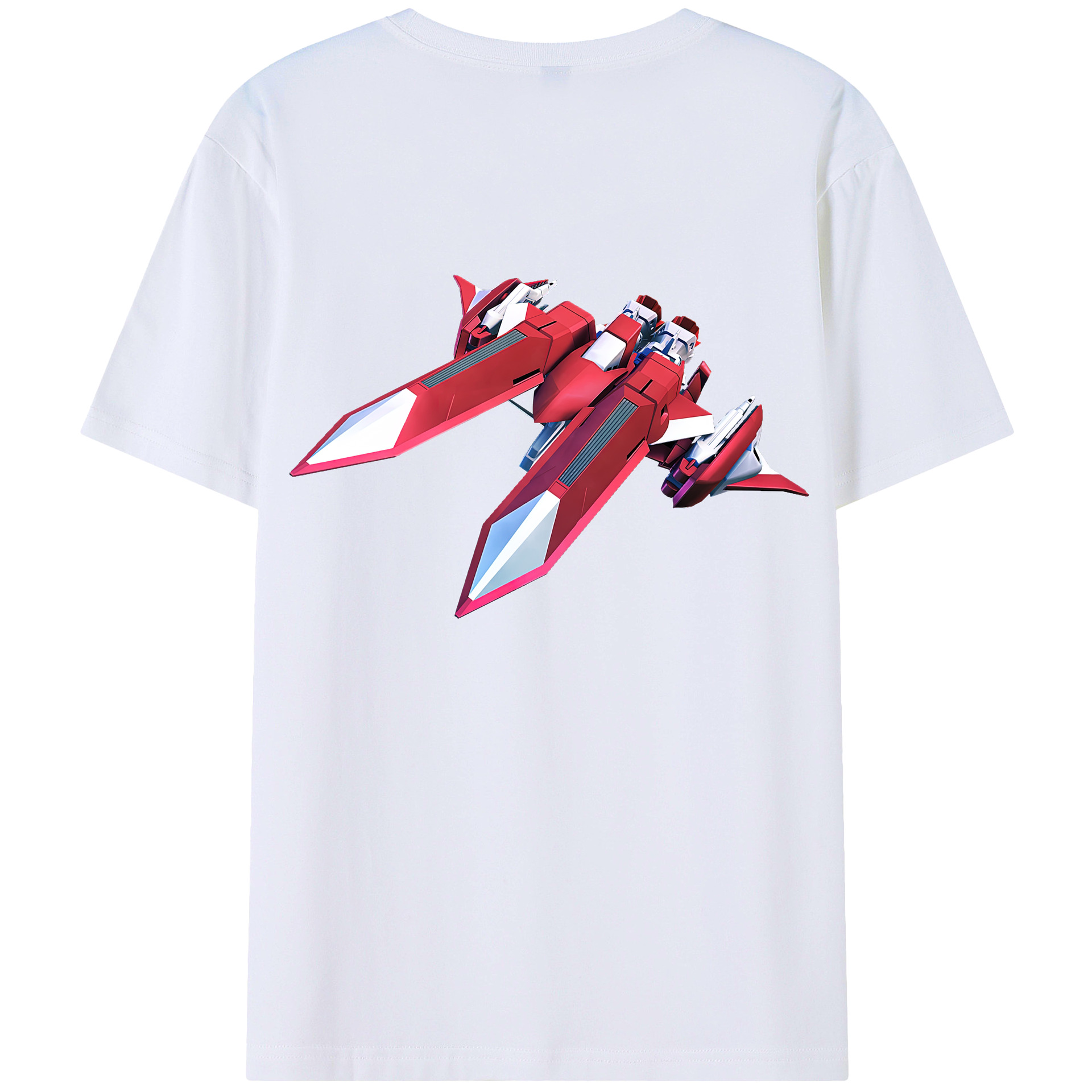 （画像用） 機動戦士ガンダム Mobile Suit Gundam レディース半袖Tシャツ(バックプリント)