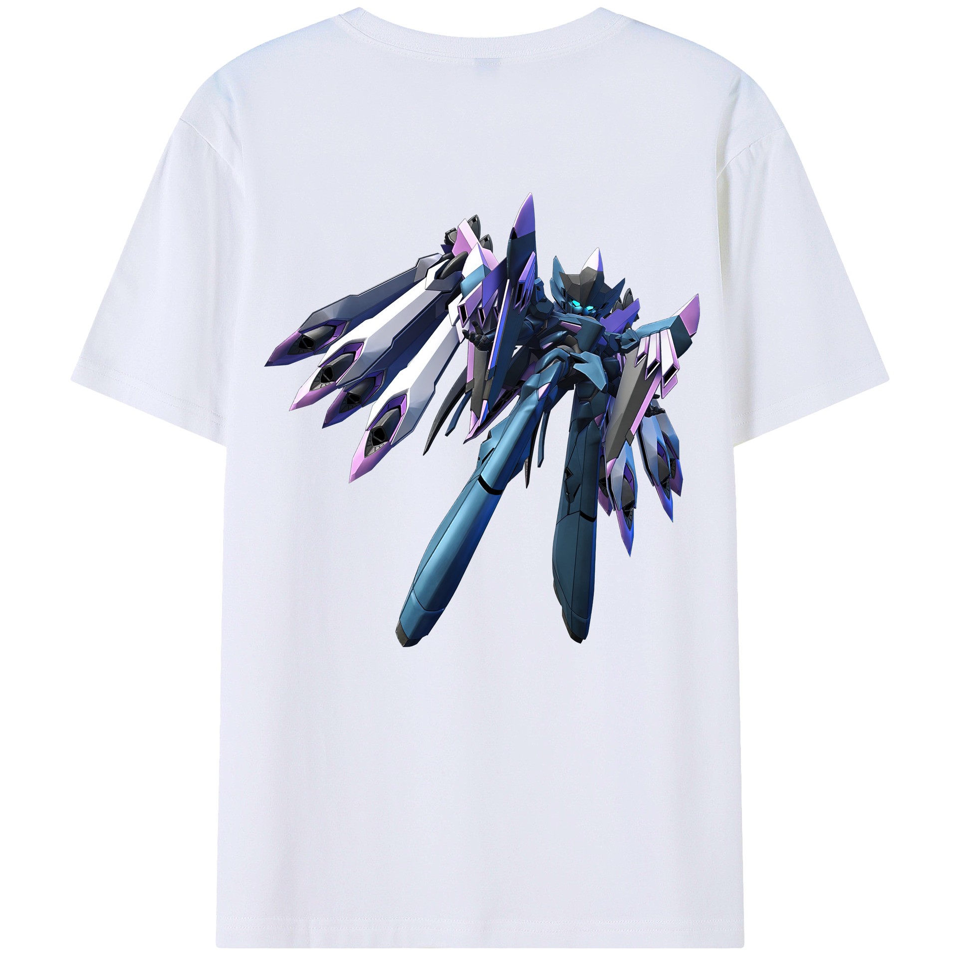 （画像用） 機動戦士ガンダム Mobile Suit Gundam レディース半袖Tシャツ(バックプリント)