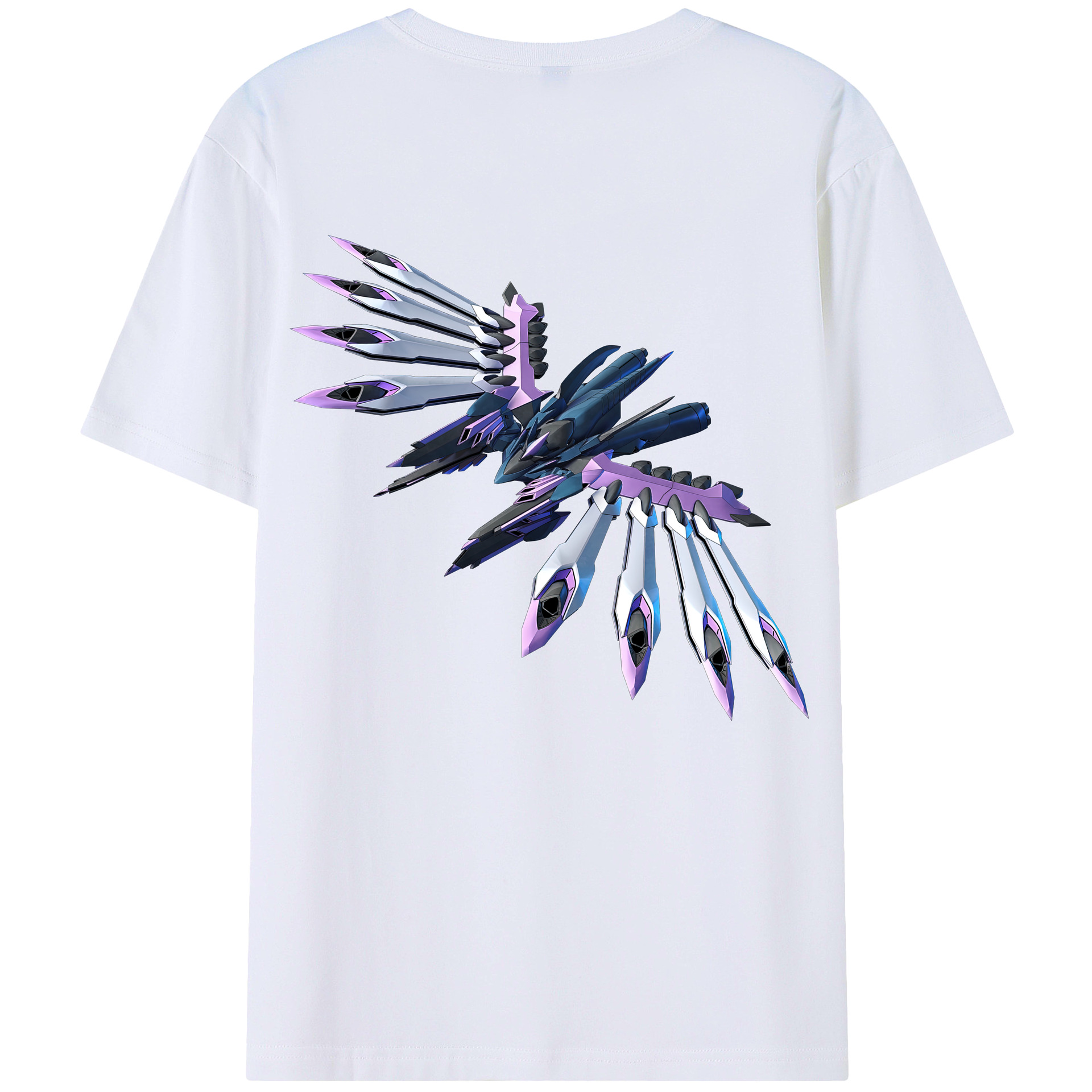 （画像用） 機動戦士ガンダム Mobile Suit Gundam レディース半袖Tシャツ(バックプリント)