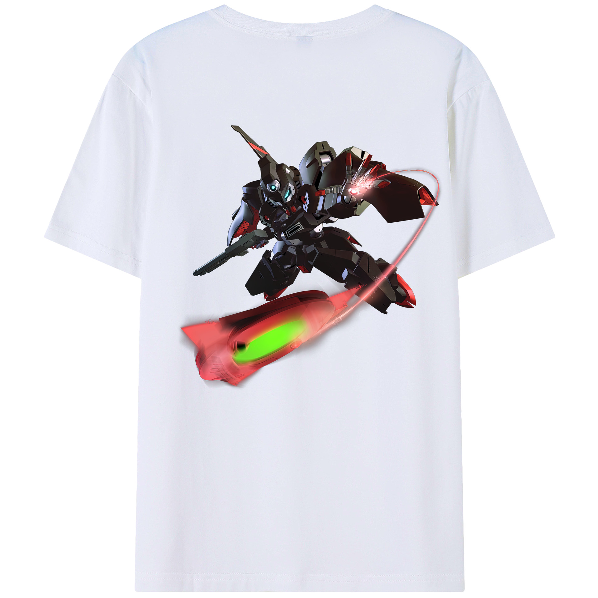 （画像用） 機動戦士ガンダム Mobile Suit Gundam レディース半袖Tシャツ(バックプリント)