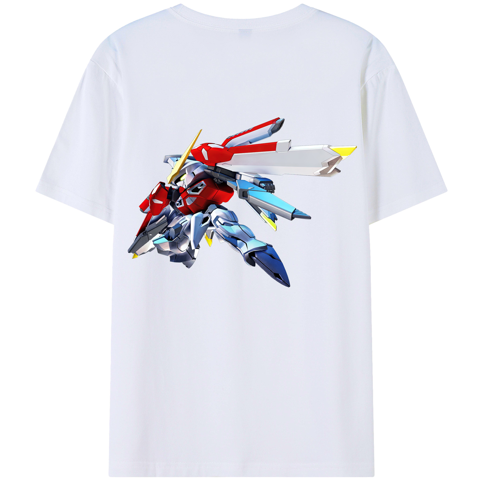 （画像用） 機動戦士ガンダム Mobile Suit Gundam レディース半袖Tシャツ(バックプリント)