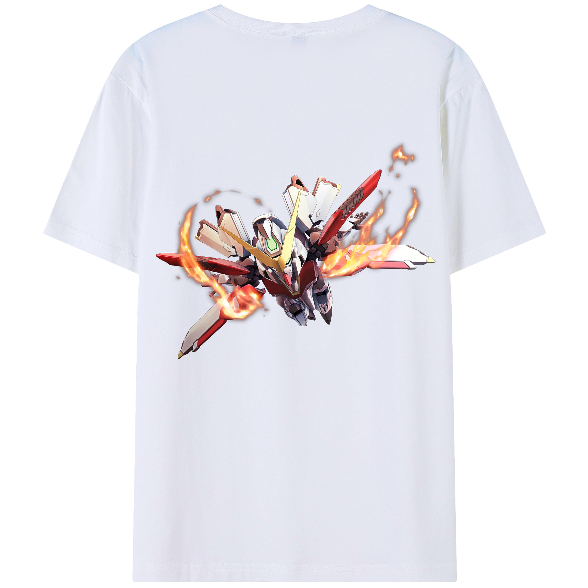 （画像用） 機動戦士ガンダム Mobile Suit Gundam レディース半袖Tシャツ(バックプリント)