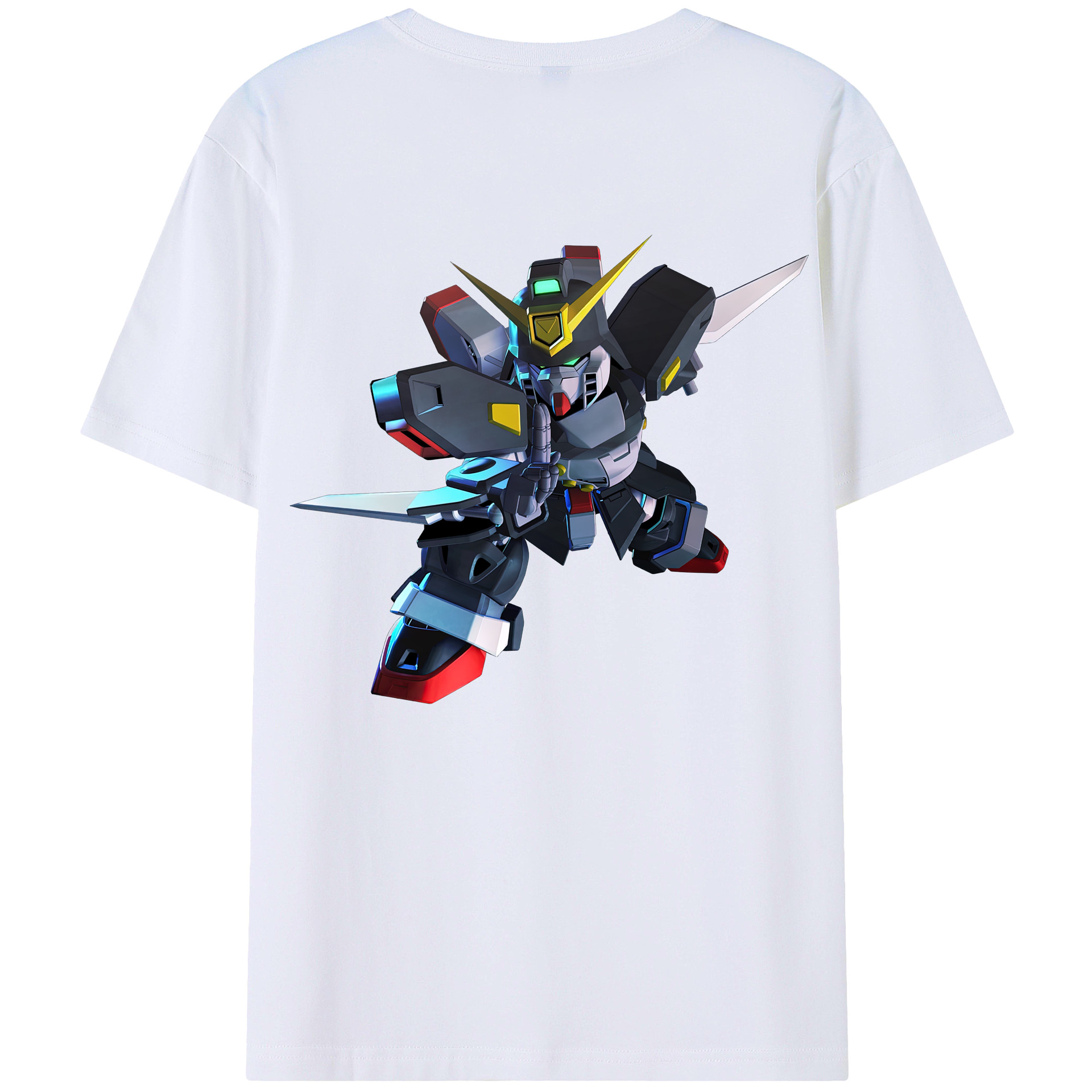（画像用） 機動戦士ガンダム Mobile Suit Gundam レディース半袖Tシャツ(バックプリント)