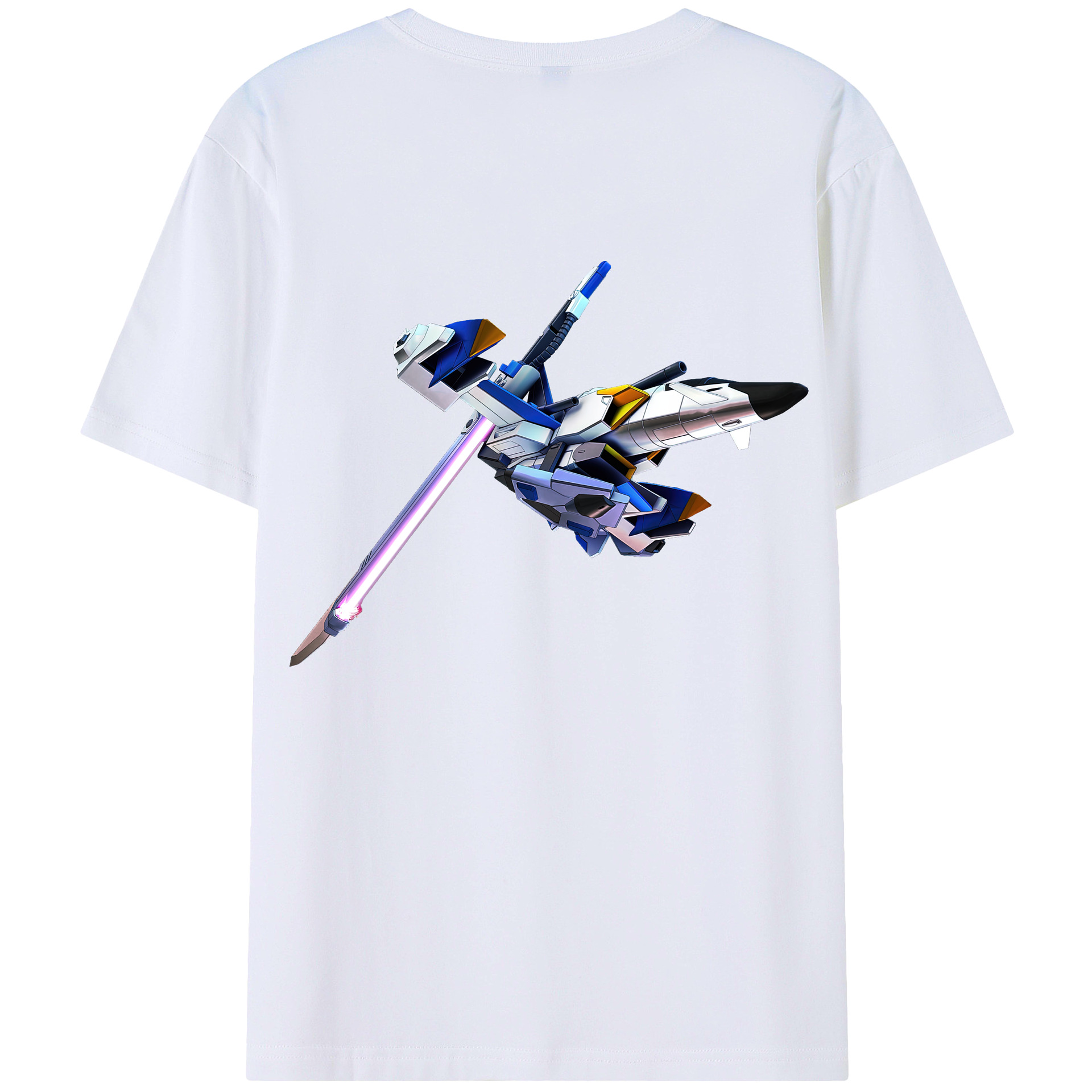 （画像用） 機動戦士ガンダム Mobile Suit Gundam レディース半袖Tシャツ(バックプリント)