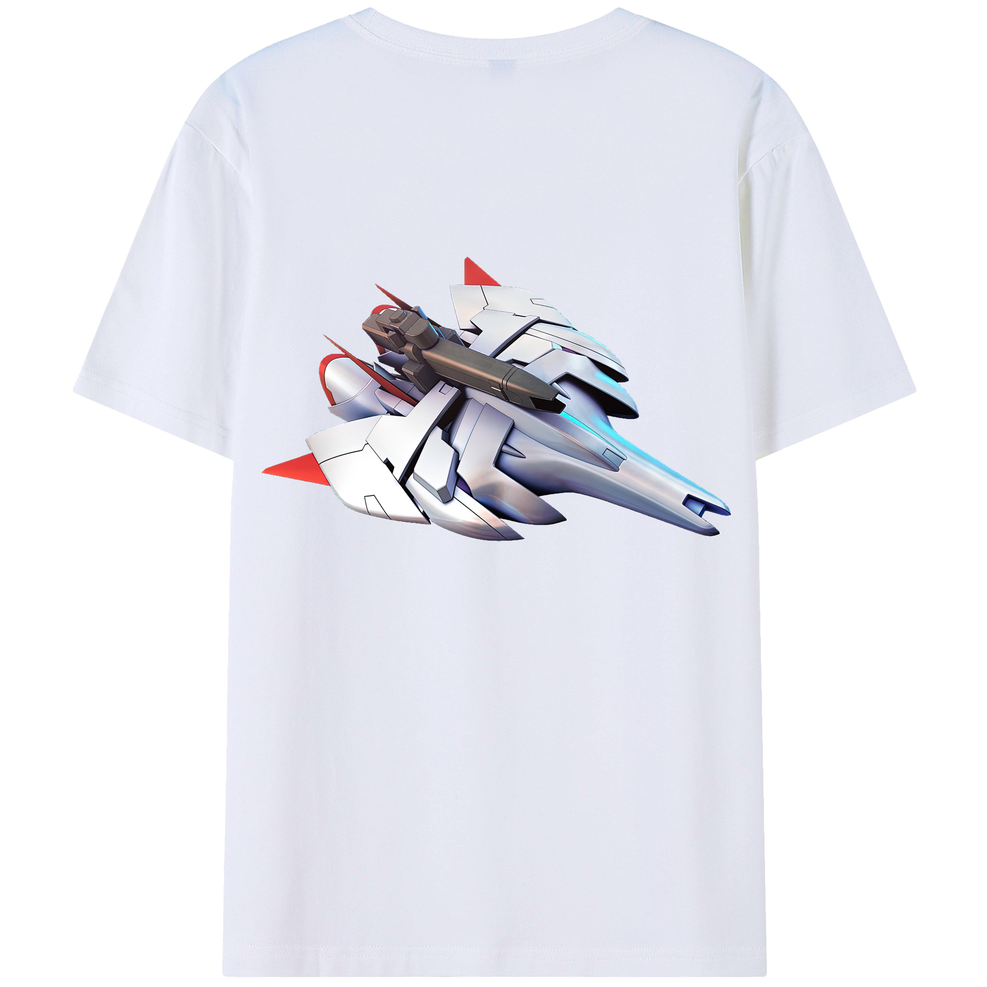 （画像用） 機動戦士ガンダム Mobile Suit Gundam レディース半袖Tシャツ(バックプリント)