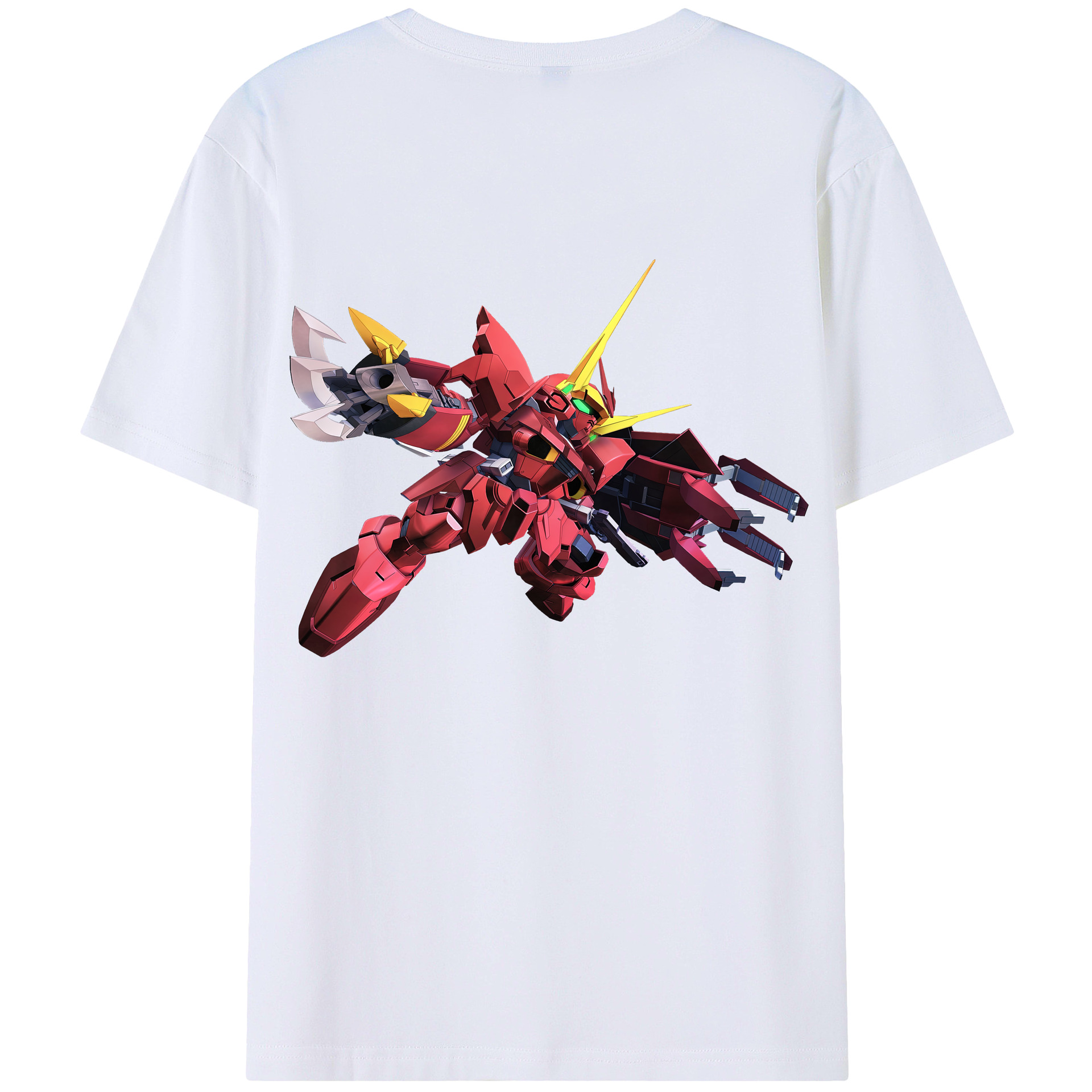 （画像用） 機動戦士ガンダム Mobile Suit Gundam レディース半袖Tシャツ(バックプリント)