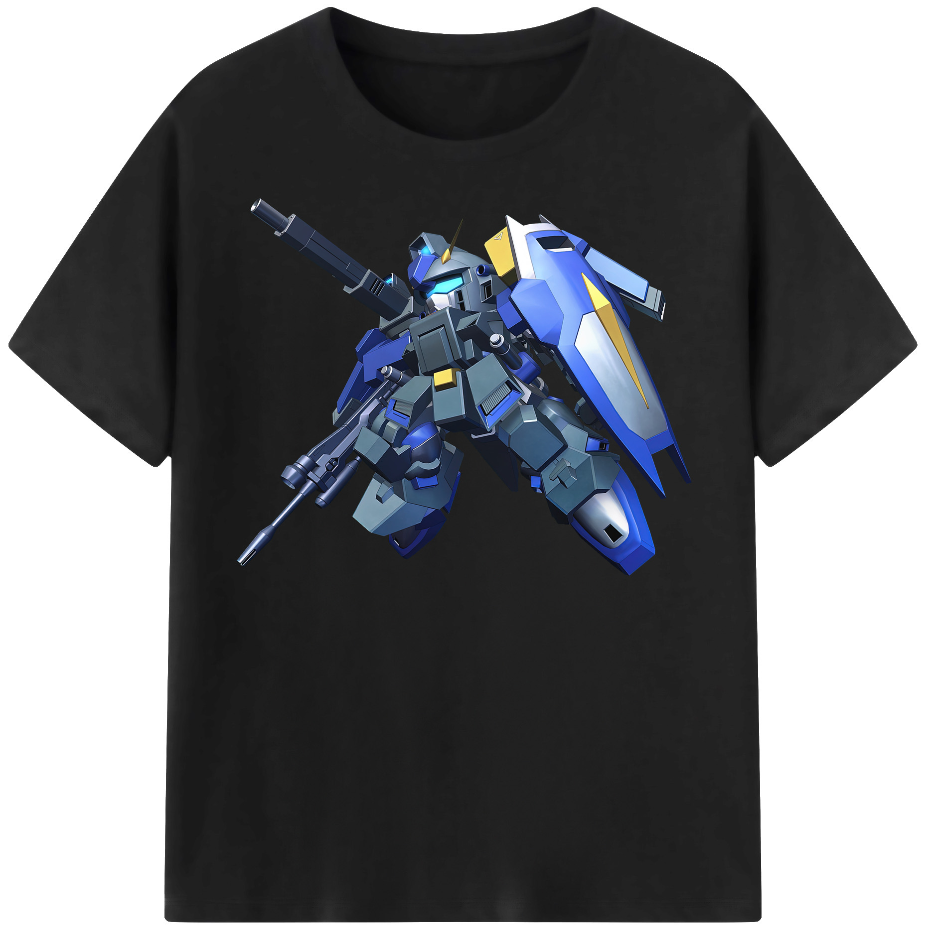 （画像用） 機動戦士ガンダム Mobile Suit Gundam レディースカジュアルプリントTシャツ（綿100％）