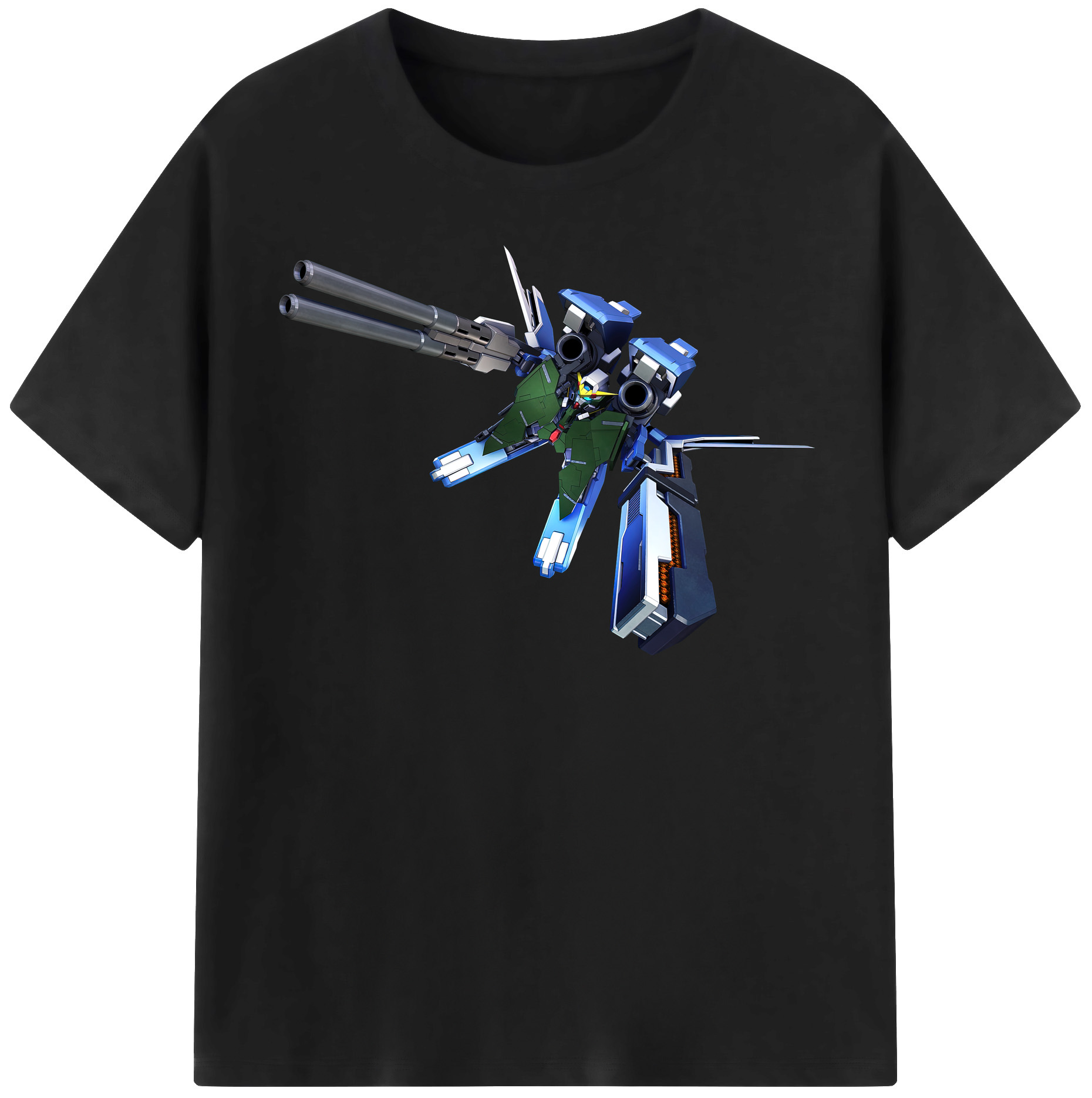 （画像用） 機動戦士ガンダム Mobile Suit Gundam レディースカジュアルプリントTシャツ（綿100％）