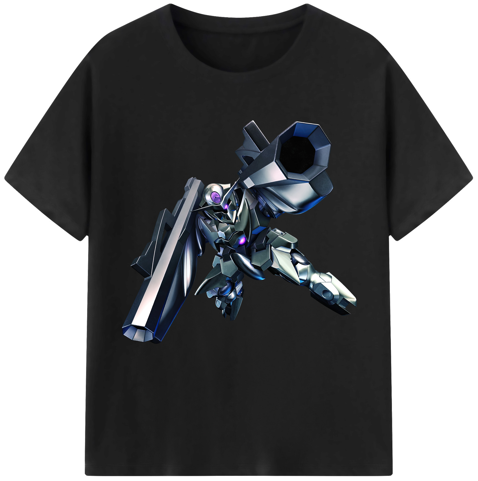 （画像用） 機動戦士ガンダム Mobile Suit Gundam レディースカジュアルプリントTシャツ（綿100％）