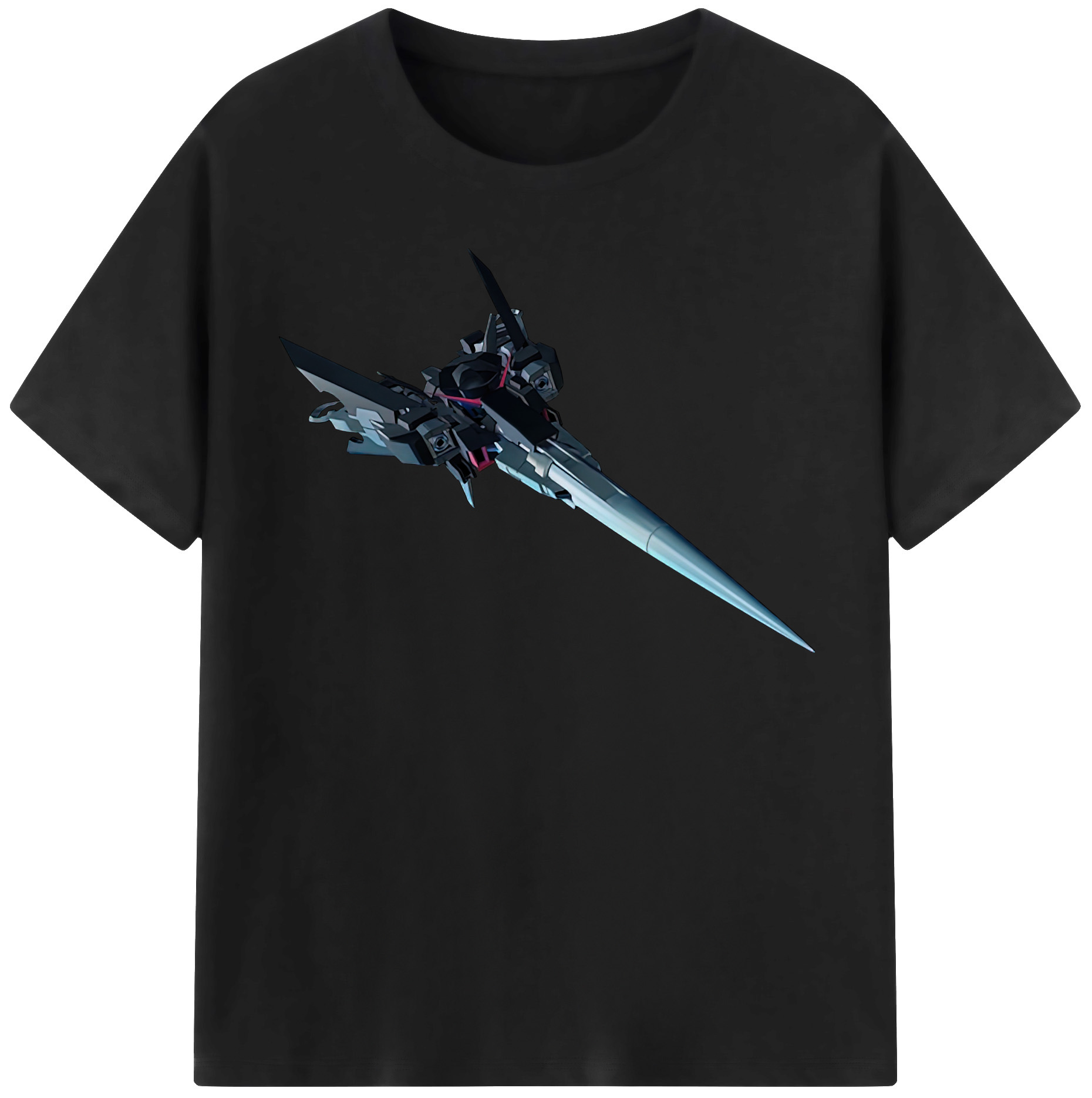（画像用） 機動戦士ガンダム Mobile Suit Gundam レディースカジュアルプリントTシャツ（綿100％）
