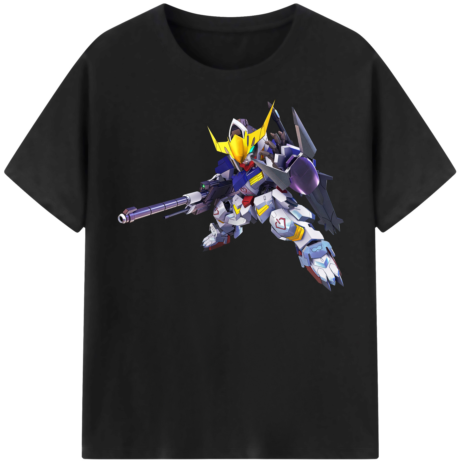 （画像用） 機動戦士ガンダム Mobile Suit Gundam レディースカジュアルプリントTシャツ（綿100％）