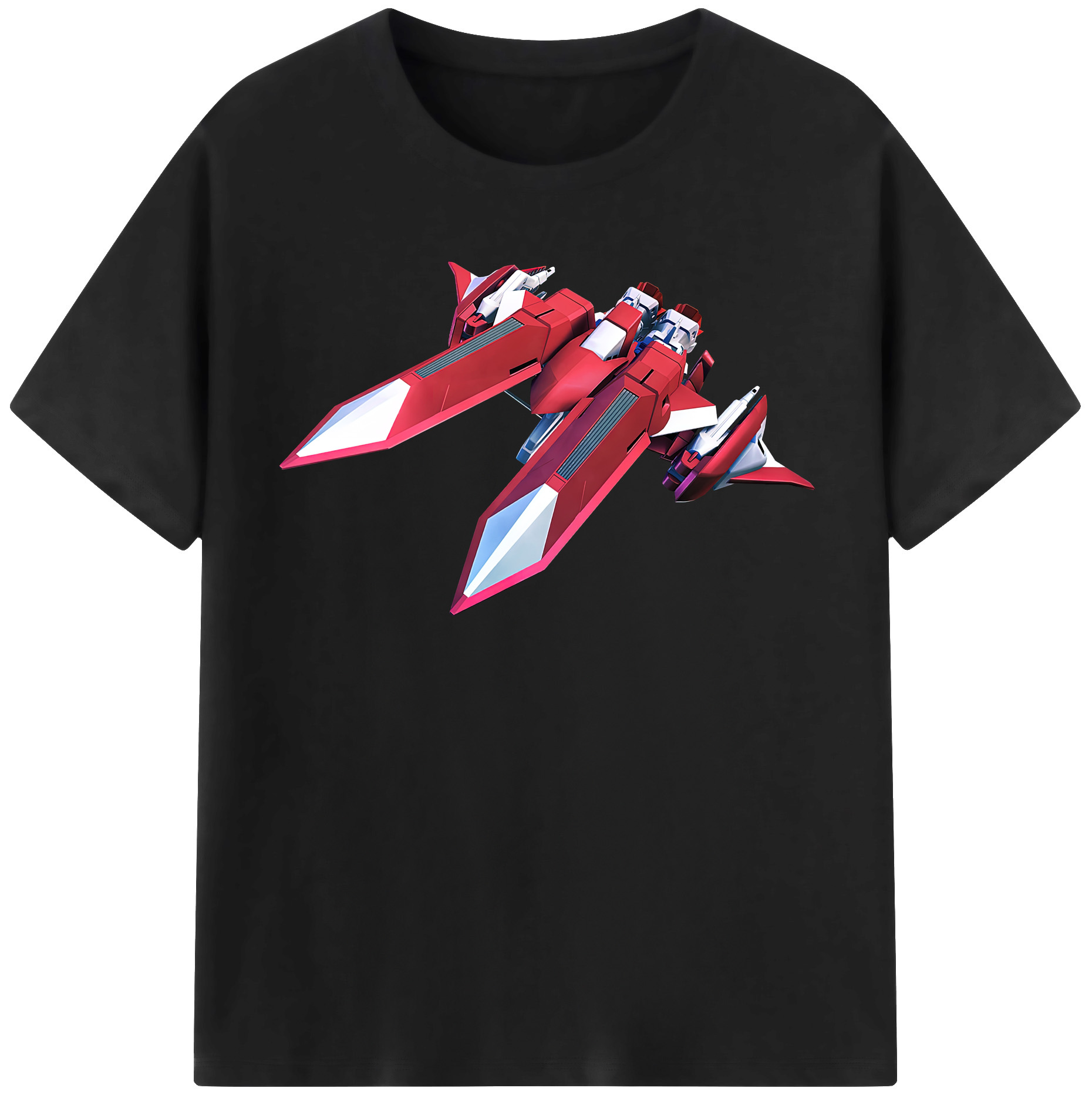 （画像用） 機動戦士ガンダム Mobile Suit Gundam レディースカジュアルプリントTシャツ（綿100％）