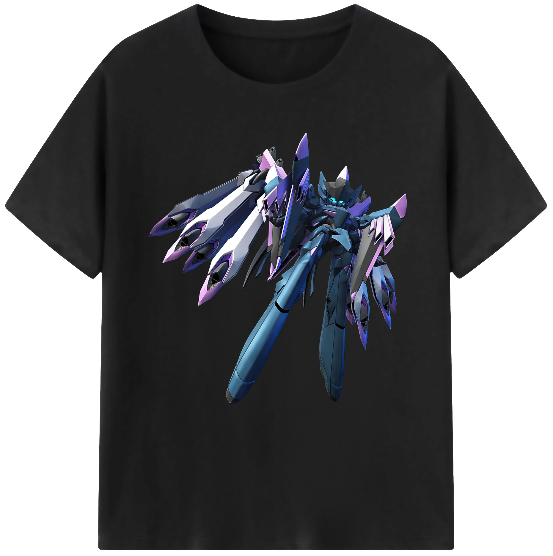 （画像用） 機動戦士ガンダム Mobile Suit Gundam レディースカジュアルプリントTシャツ（綿100％）
