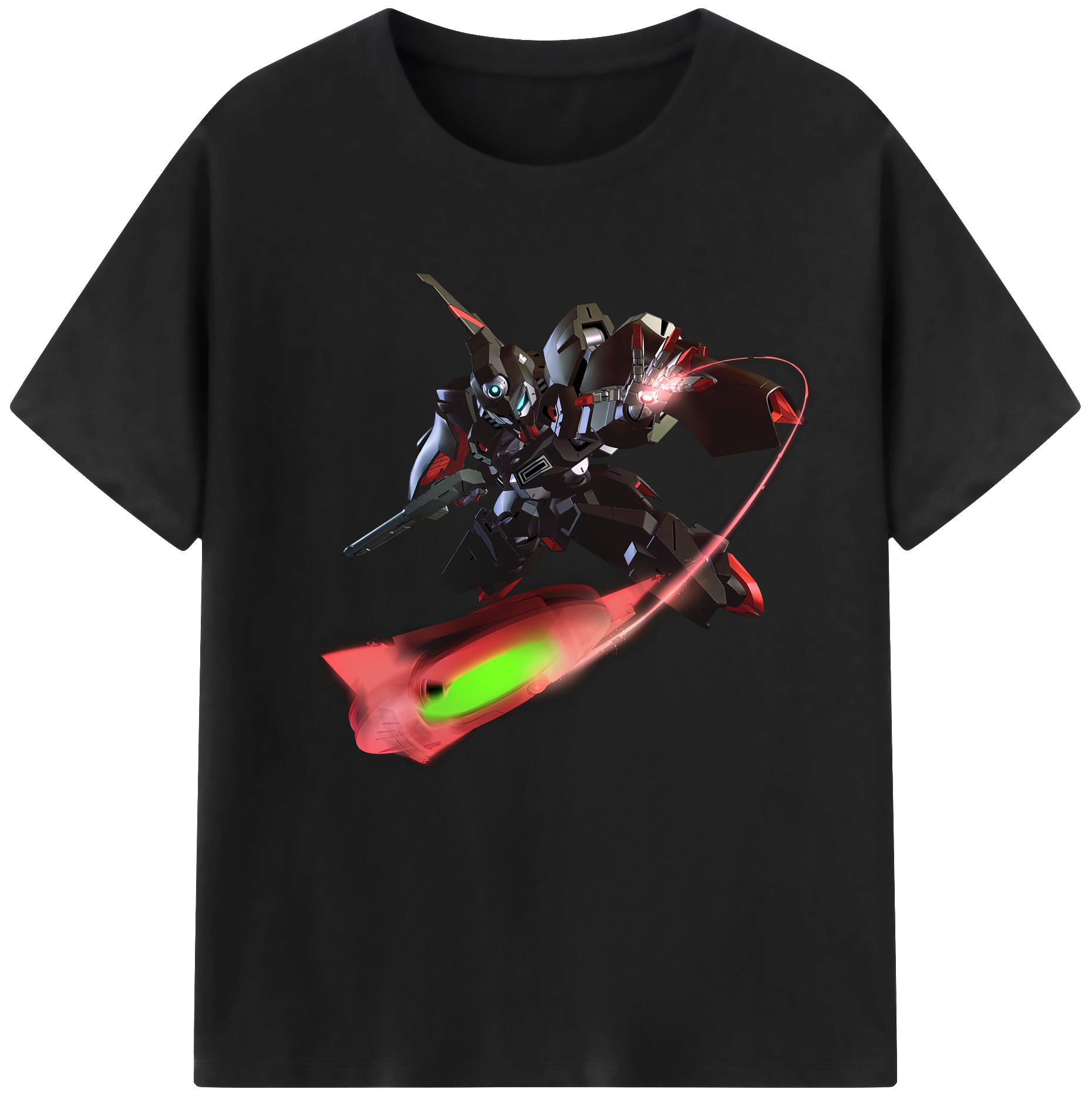 （画像用） 機動戦士ガンダム Mobile Suit Gundam レディースカジュアルプリントTシャツ（綿100％）
