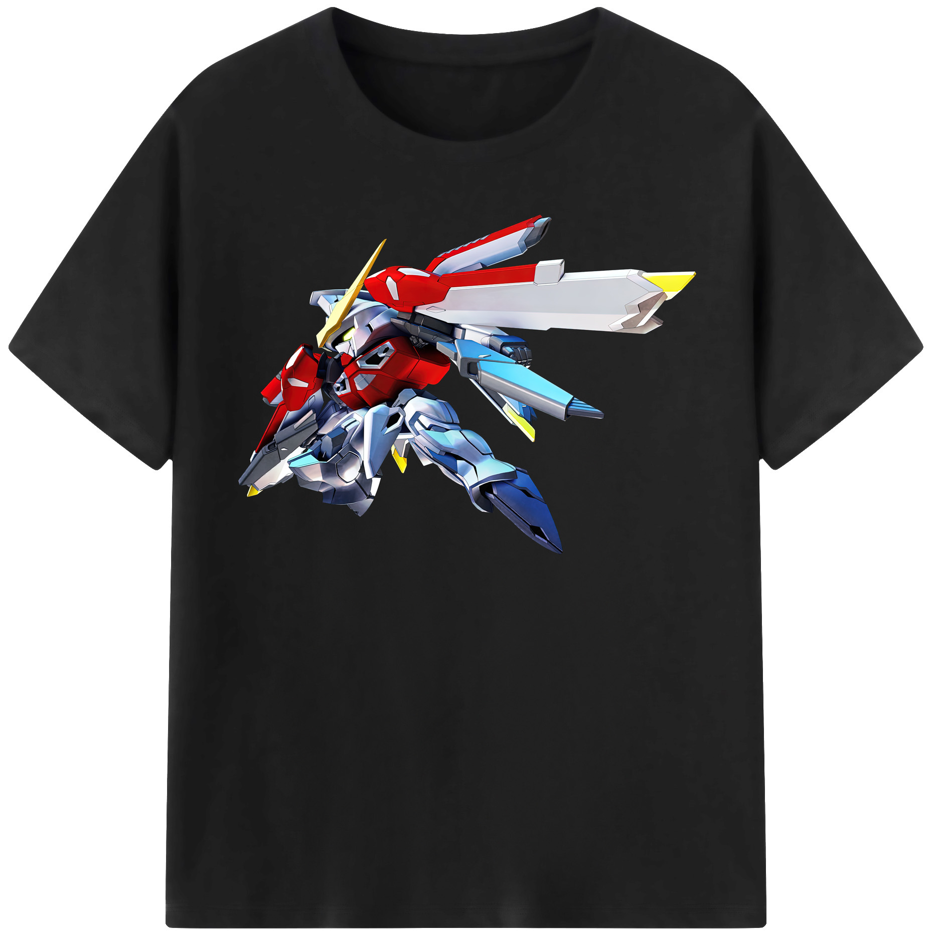 （画像用） 機動戦士ガンダム Mobile Suit Gundam レディースカジュアルプリントTシャツ（綿100％）