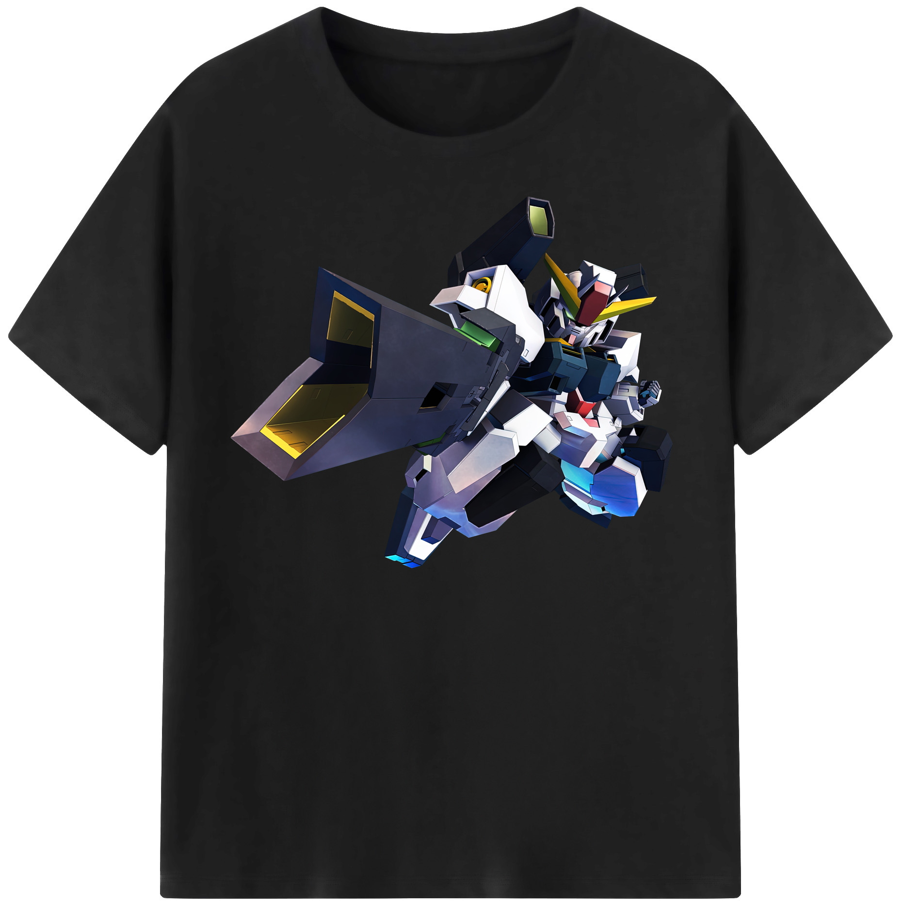 （画像用） 機動戦士ガンダム Mobile Suit Gundam レディースカジュアルプリントTシャツ（綿100％）