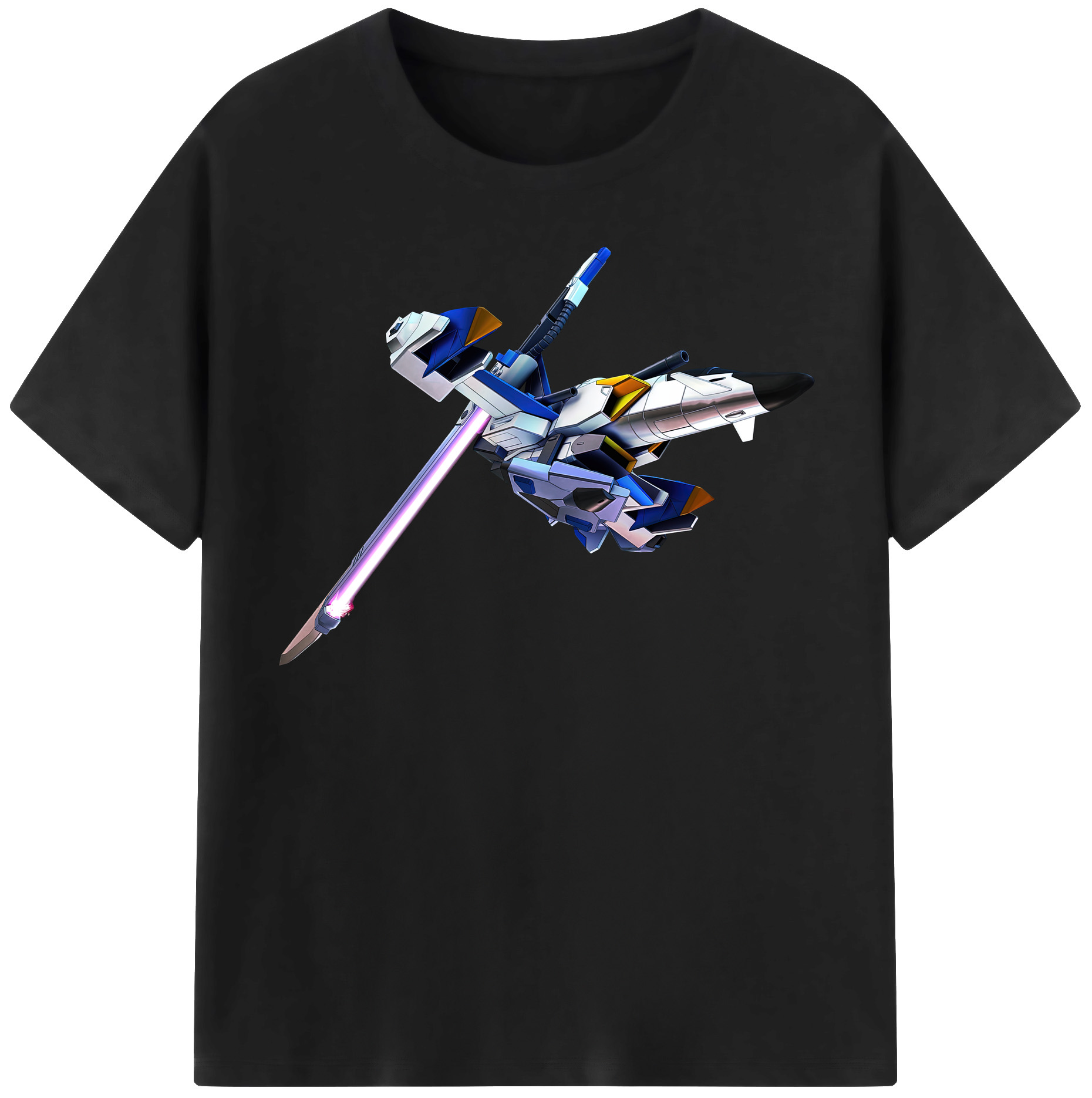 （画像用） 機動戦士ガンダム Mobile Suit Gundam レディースカジュアルプリントTシャツ（綿100％）