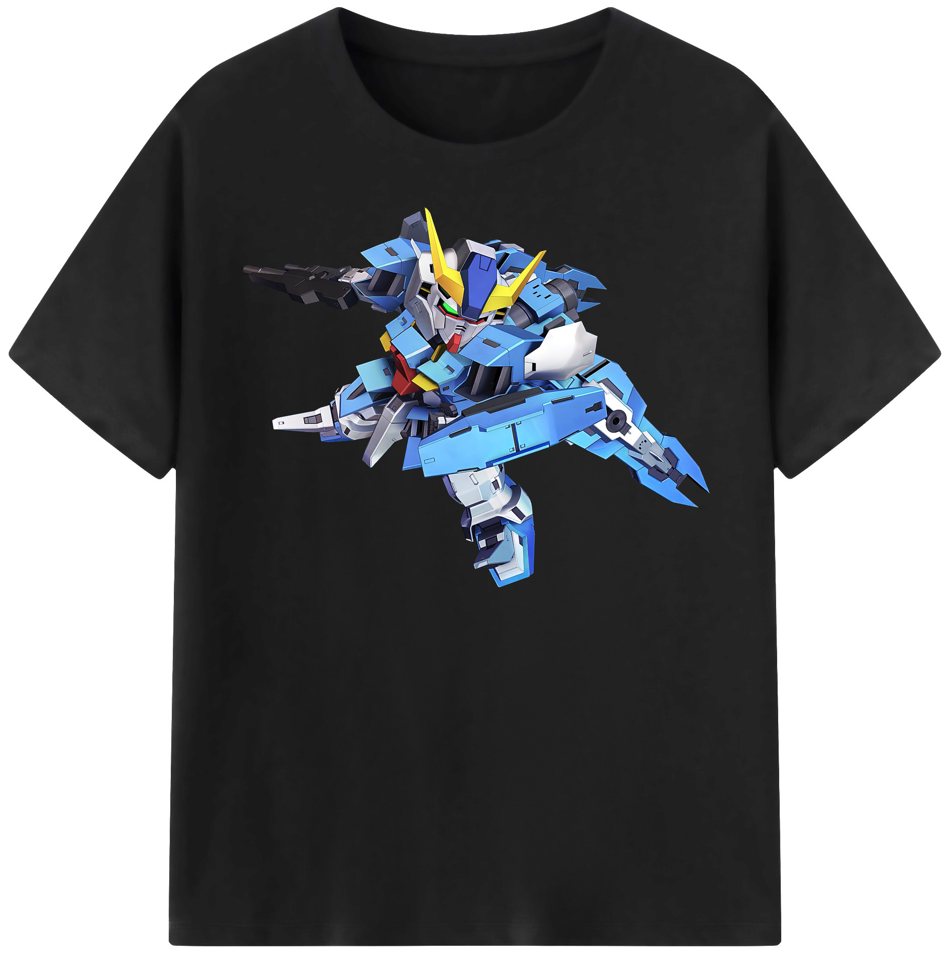 （画像用） 機動戦士ガンダム Mobile Suit Gundam レディースカジュアルプリントTシャツ（綿100％）
