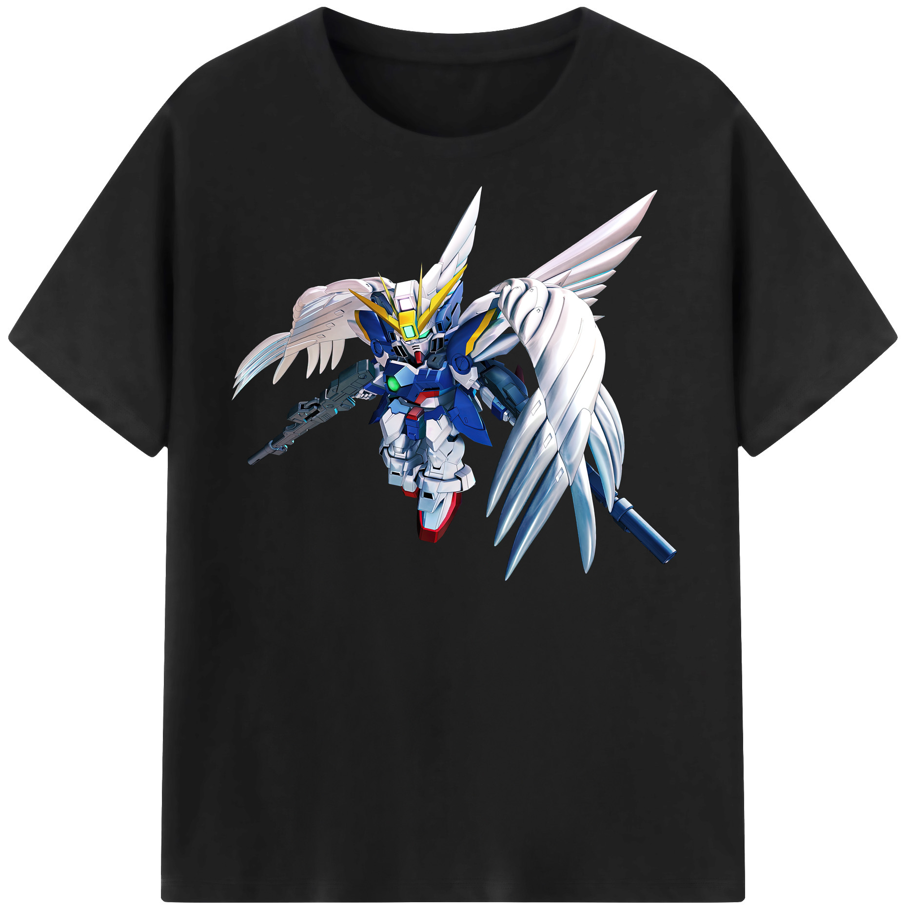 （画像用） 機動戦士ガンダム Mobile Suit Gundam レディースカジュアルプリントTシャツ（綿100％）